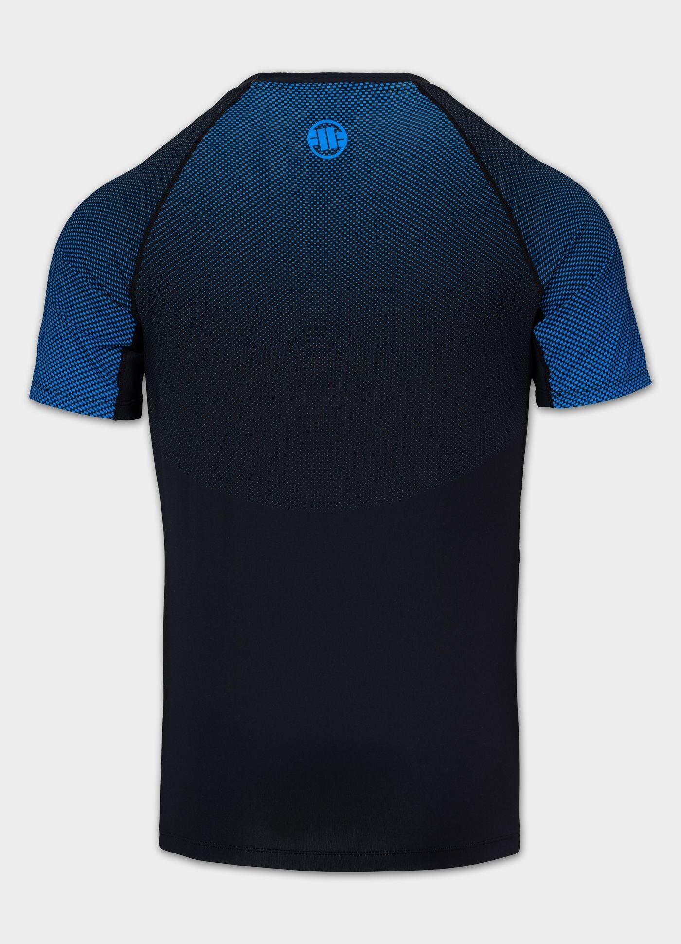 Męski krótki rashguard PITBULL techniczna sportowa koszulka RANKED 4/10
