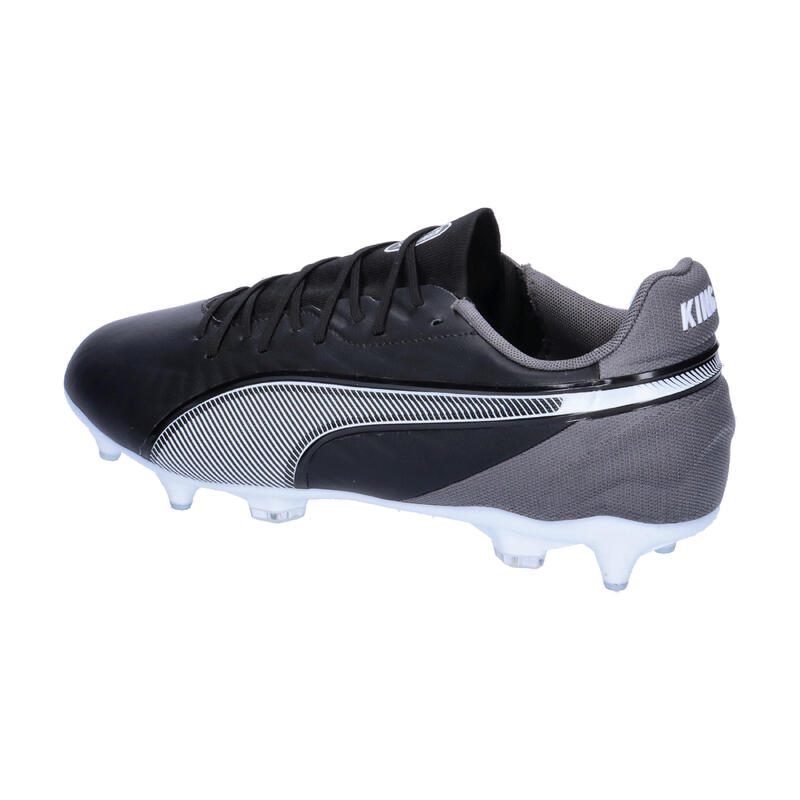 Ghete fotbal material sintetic crampoane King Match Mxsg, negru PUMA