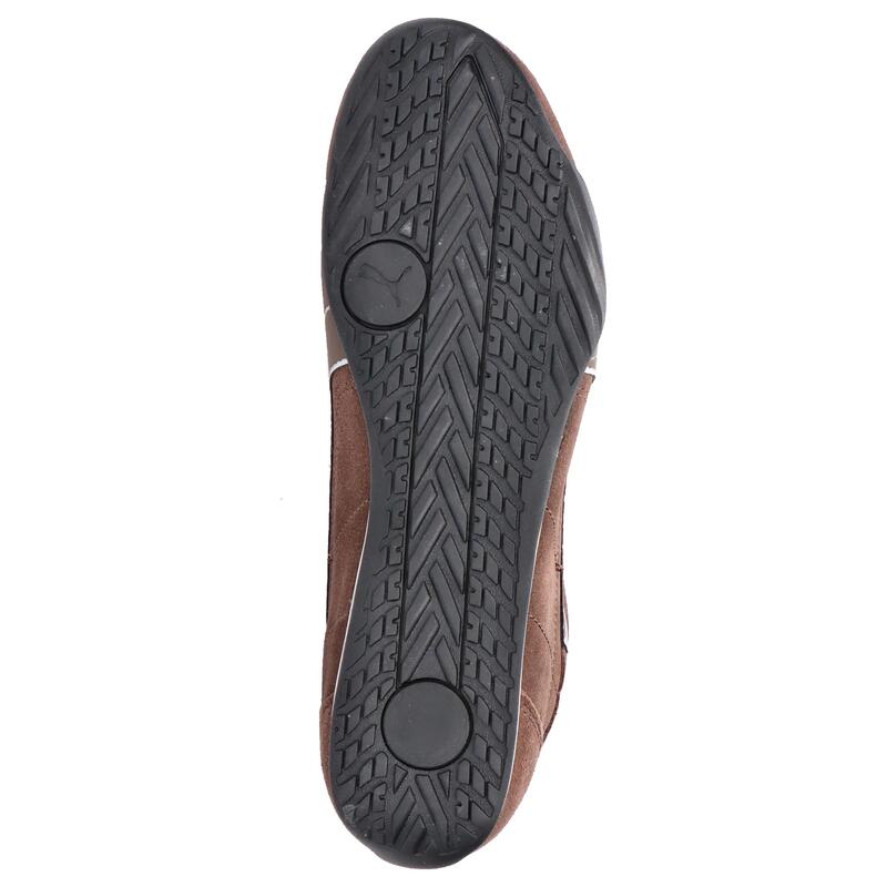 1579 sneaker maro din piele întoarsă - profil jos.