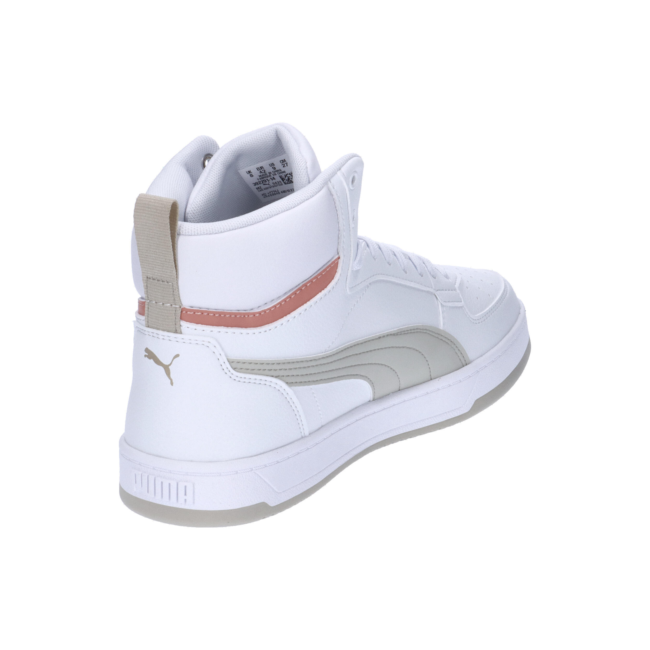 Caven 2.0 Mid Sneakers Erwachsene PUMA White Desert Dust Deeva Peach Beige Pink 14/15