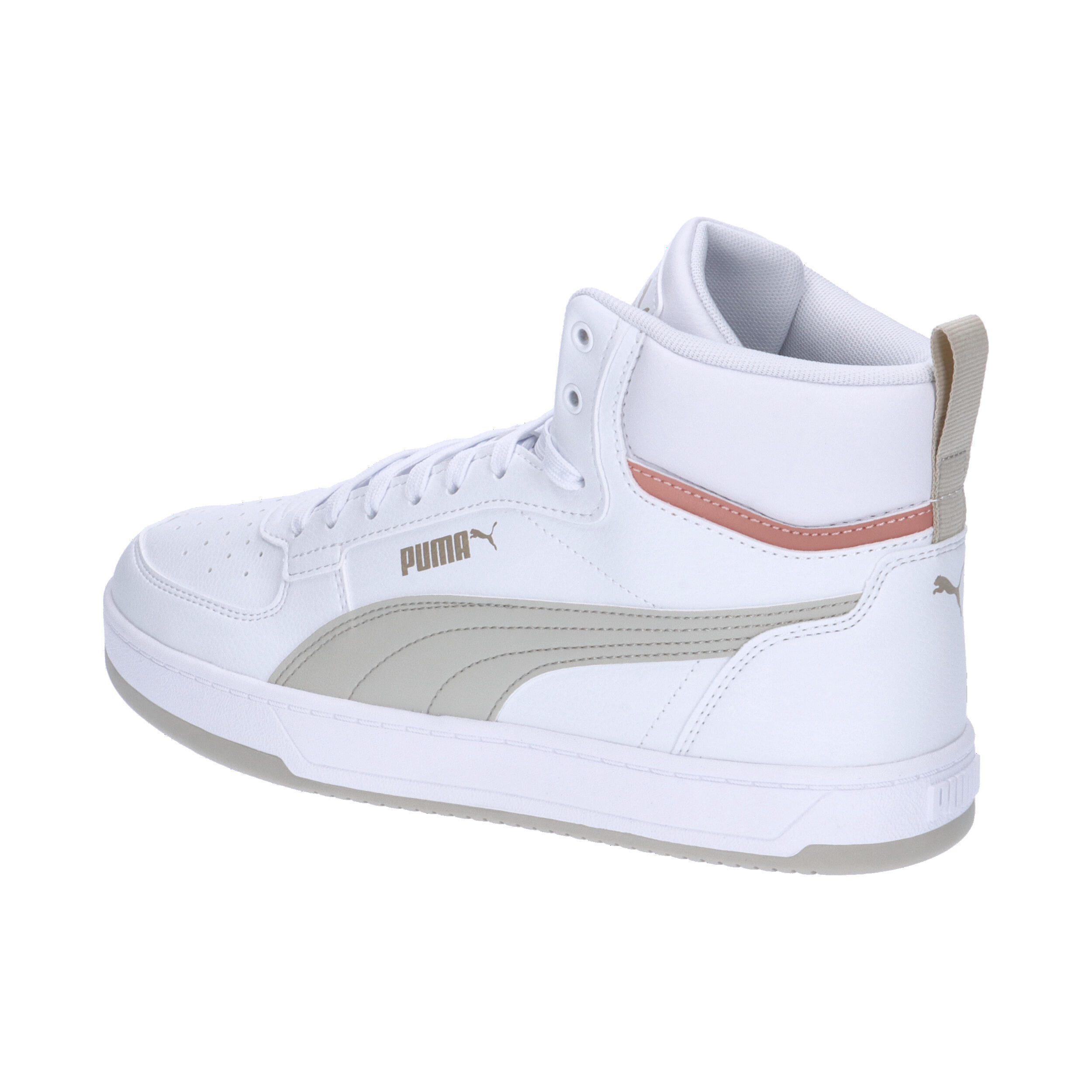 Caven 2.0 Mid Sneakers Erwachsene PUMA White Desert Dust Deeva Peach Beige Pink 11/15