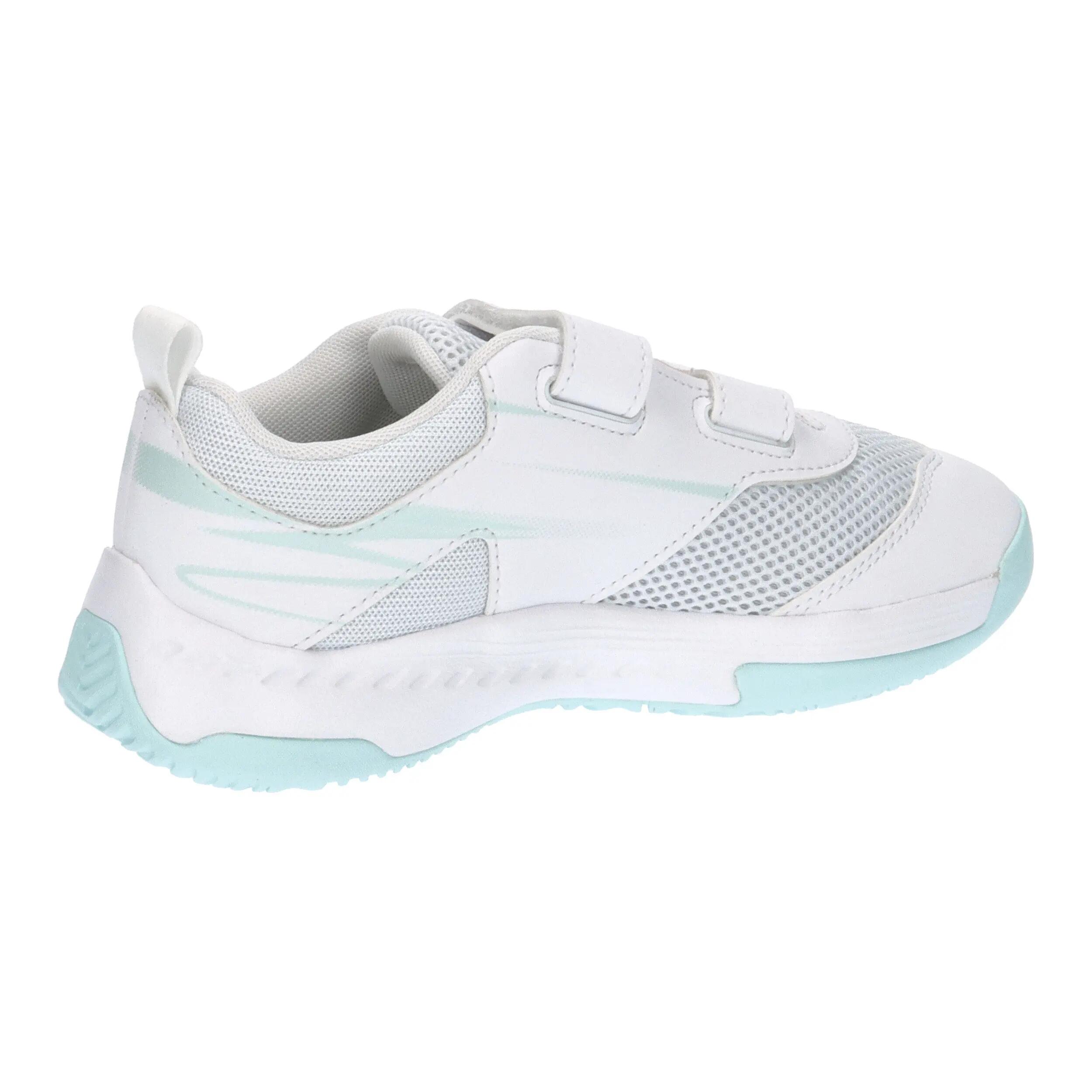 Chaussures de sport en salle Varion II Enfant PUMA White Light Aqua Blue 15/15