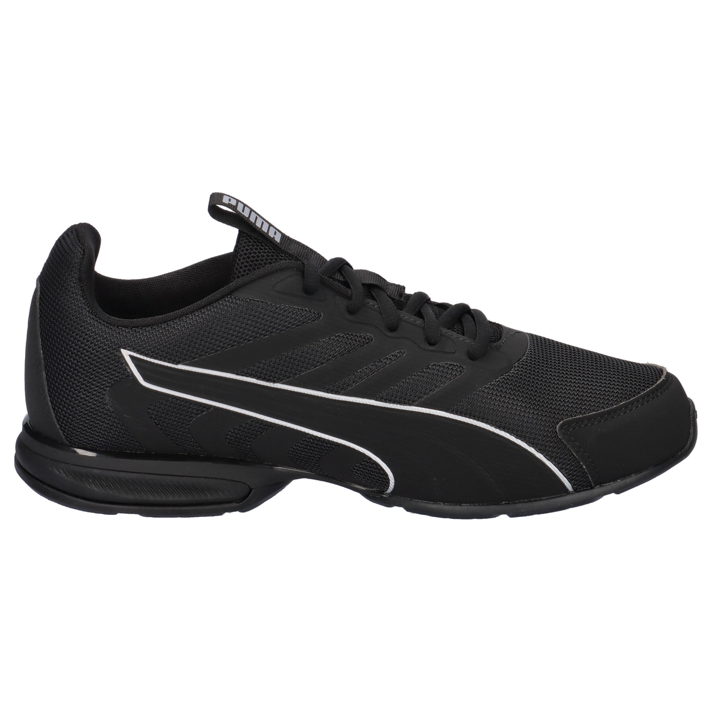 PUMA Unisex Electro Sneaker  Sneaker 312964 01 Black Silver 7/15