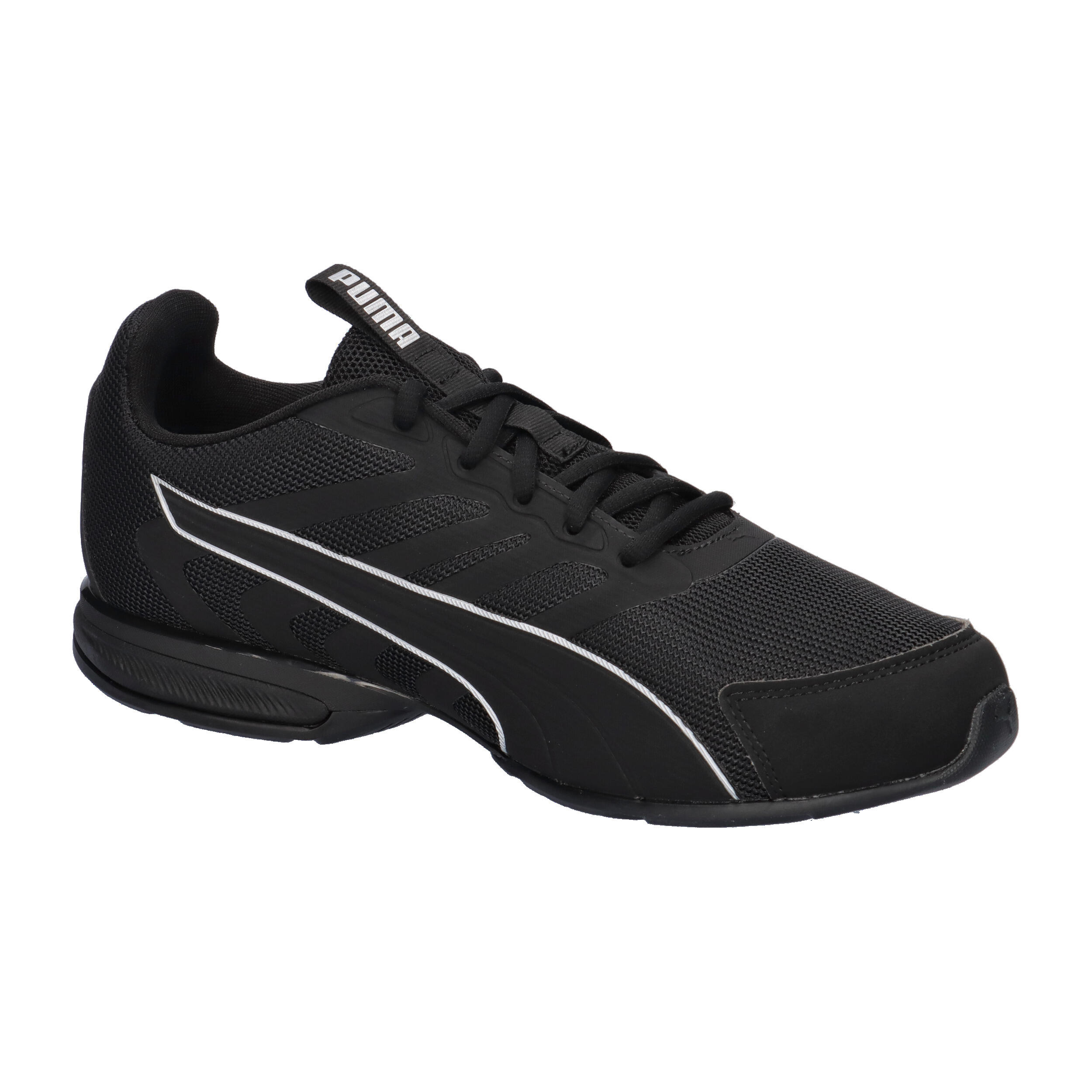 PUMA Unisex Electro Sneaker  Sneaker 312964 01 Black Silver 8/15