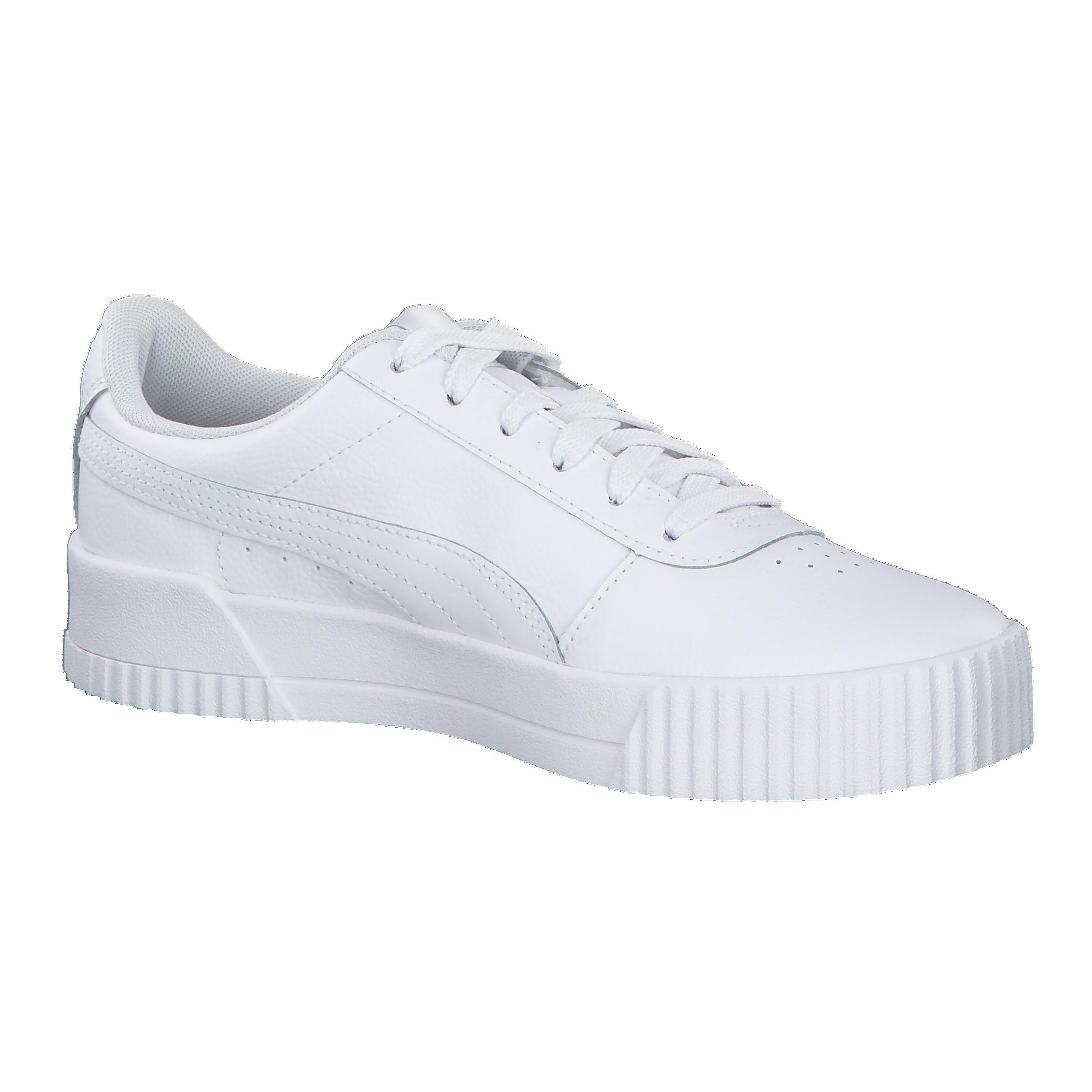 Puma Carina L Damen Sneaker Leder Schuhe weiss  370325 02 8/15