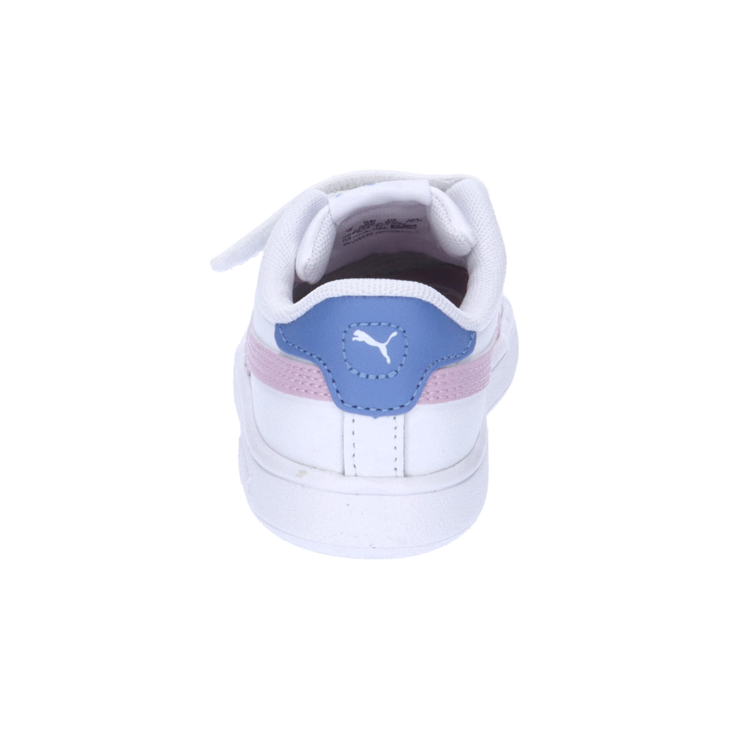 Smash 3.0 Leather V Sneakers Kinder PUMA White Grape Mist Blue Skies Purple 13/15