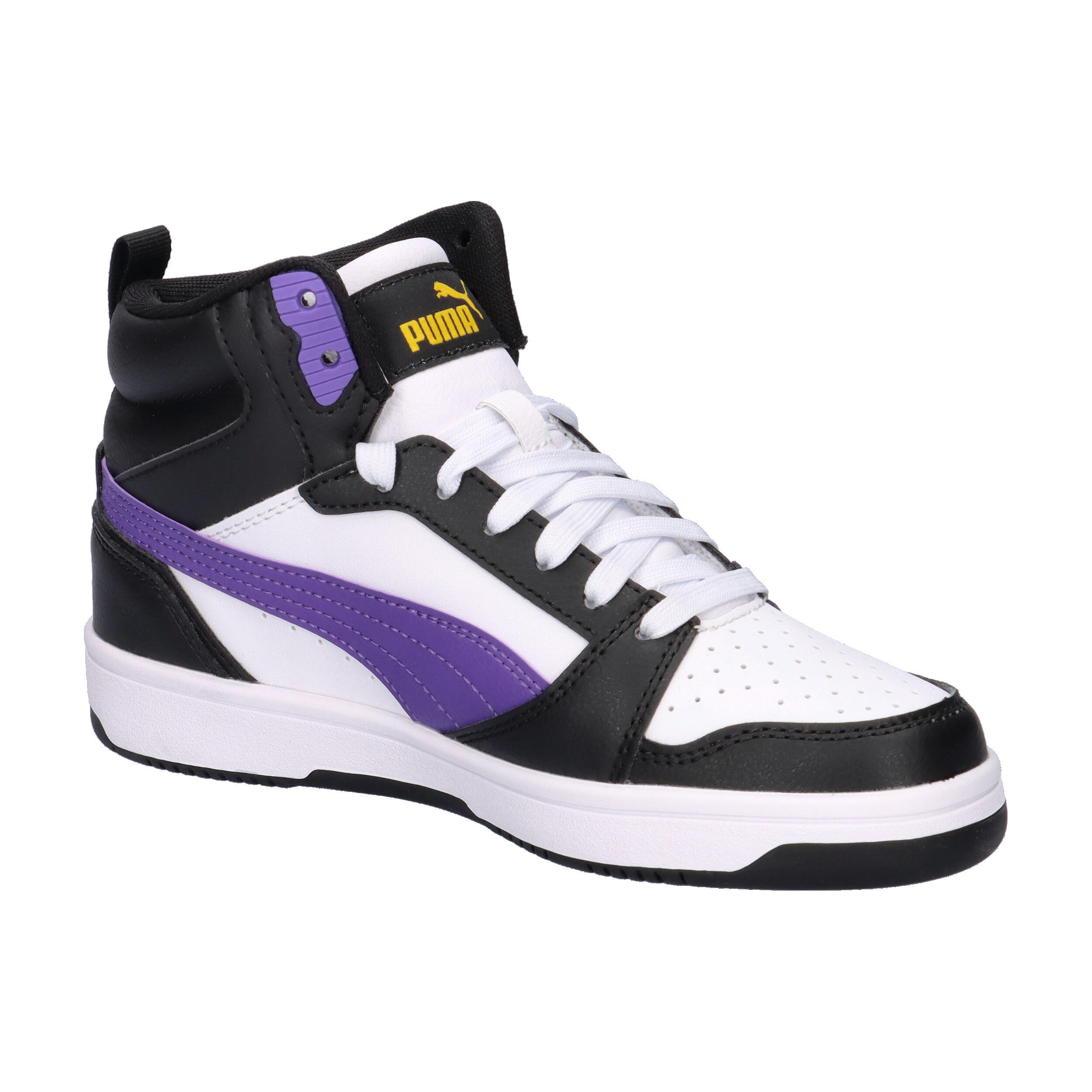 Puma Rebound V6 MID JR Unisex Kinder Sneaker 393831 23 8/15