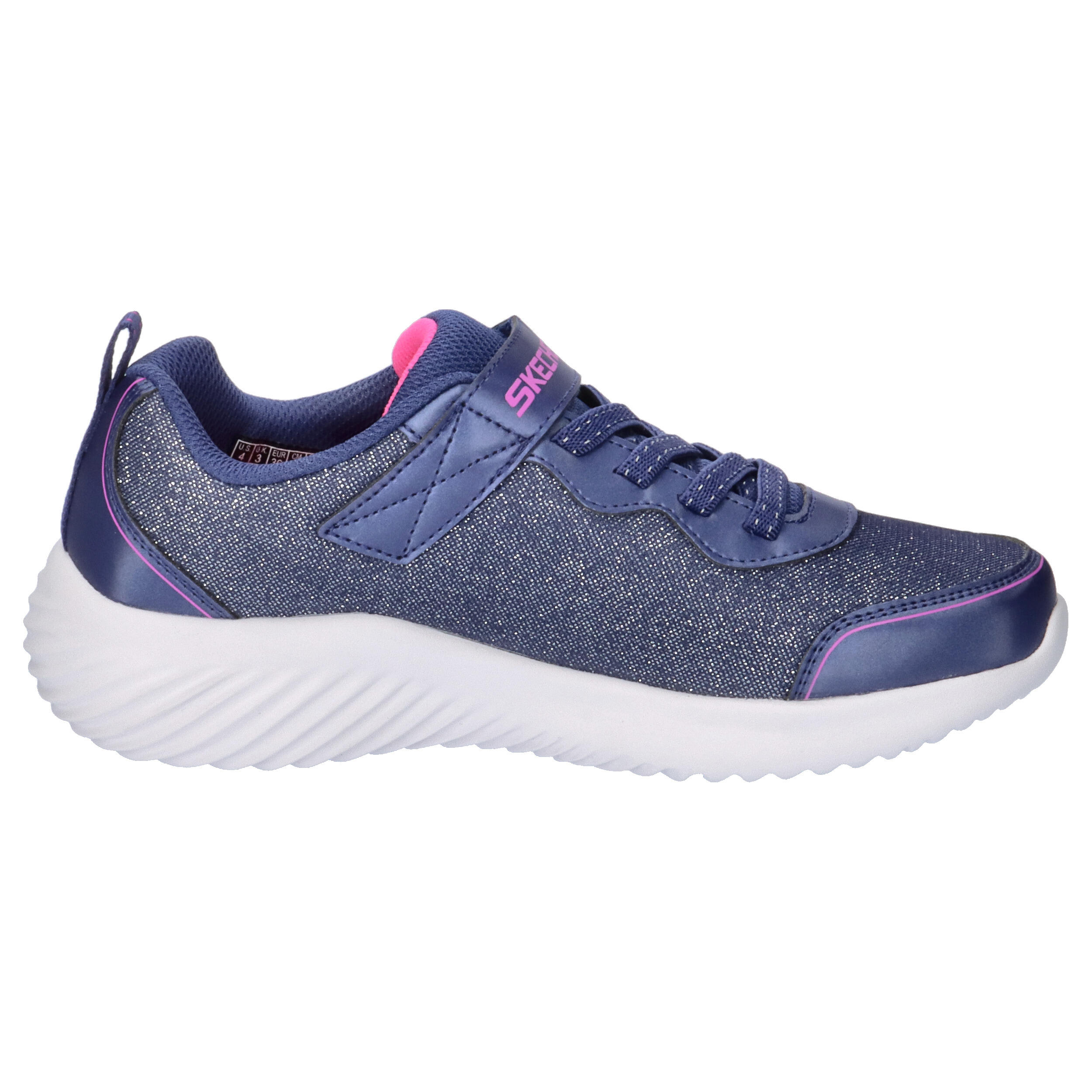Baskets Skechers Modèle Bounder Girly Groove Couleur Bleu 7/15