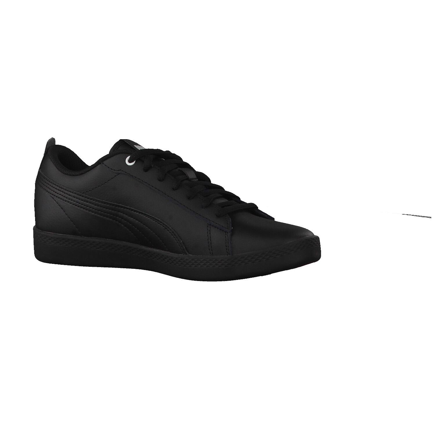 Smash v2 Leder-Sneakers Damen PUMA Black 8/15