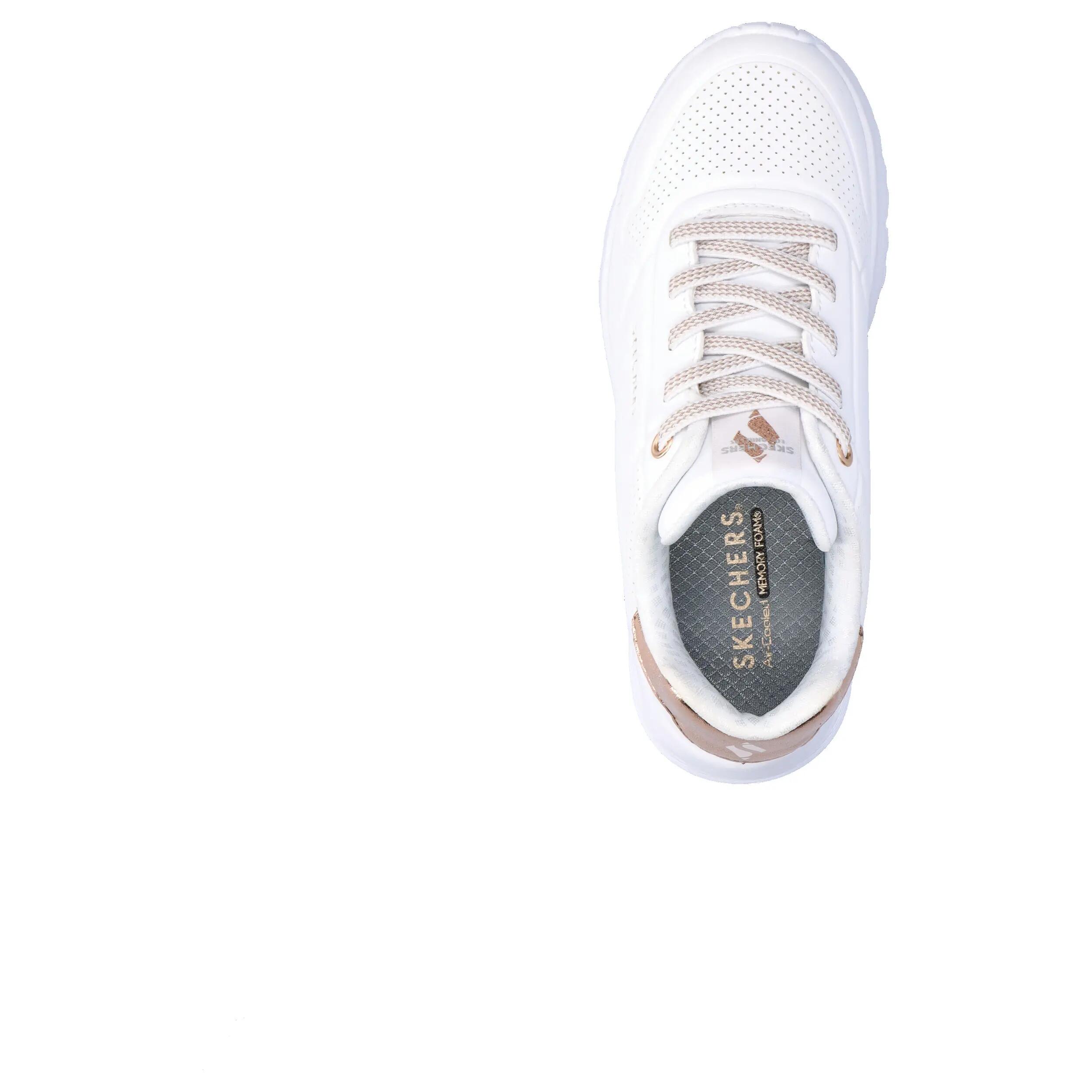 Chaussures pour enfant Skechers Uno lite-metallic mode Blanc 5/15