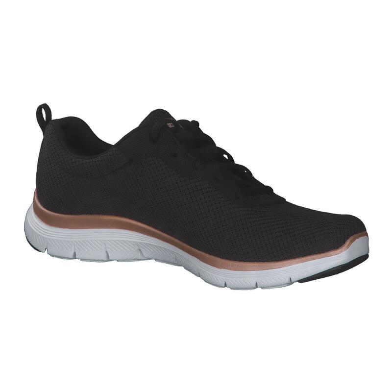Baskets Femme Baskets Skechers FLEX APPEAL 4.0BRILLIANT Noir Noir Skechers