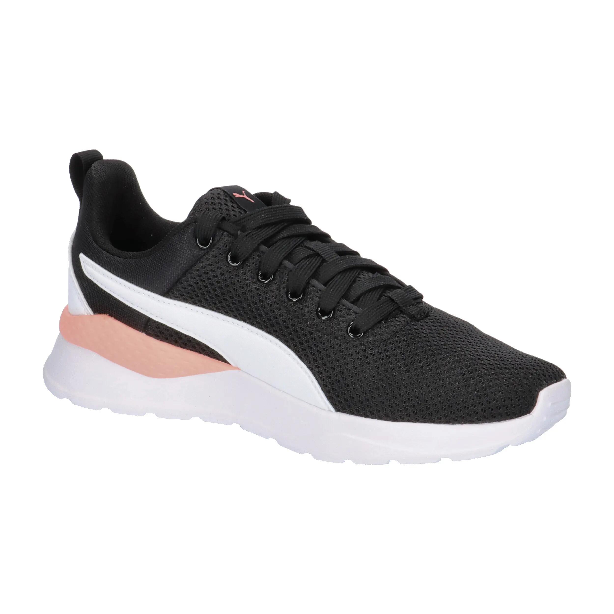 Anzarun Lite Sneakers Erwachsene PUMA Black White Peach Smoothie Pink 8/15