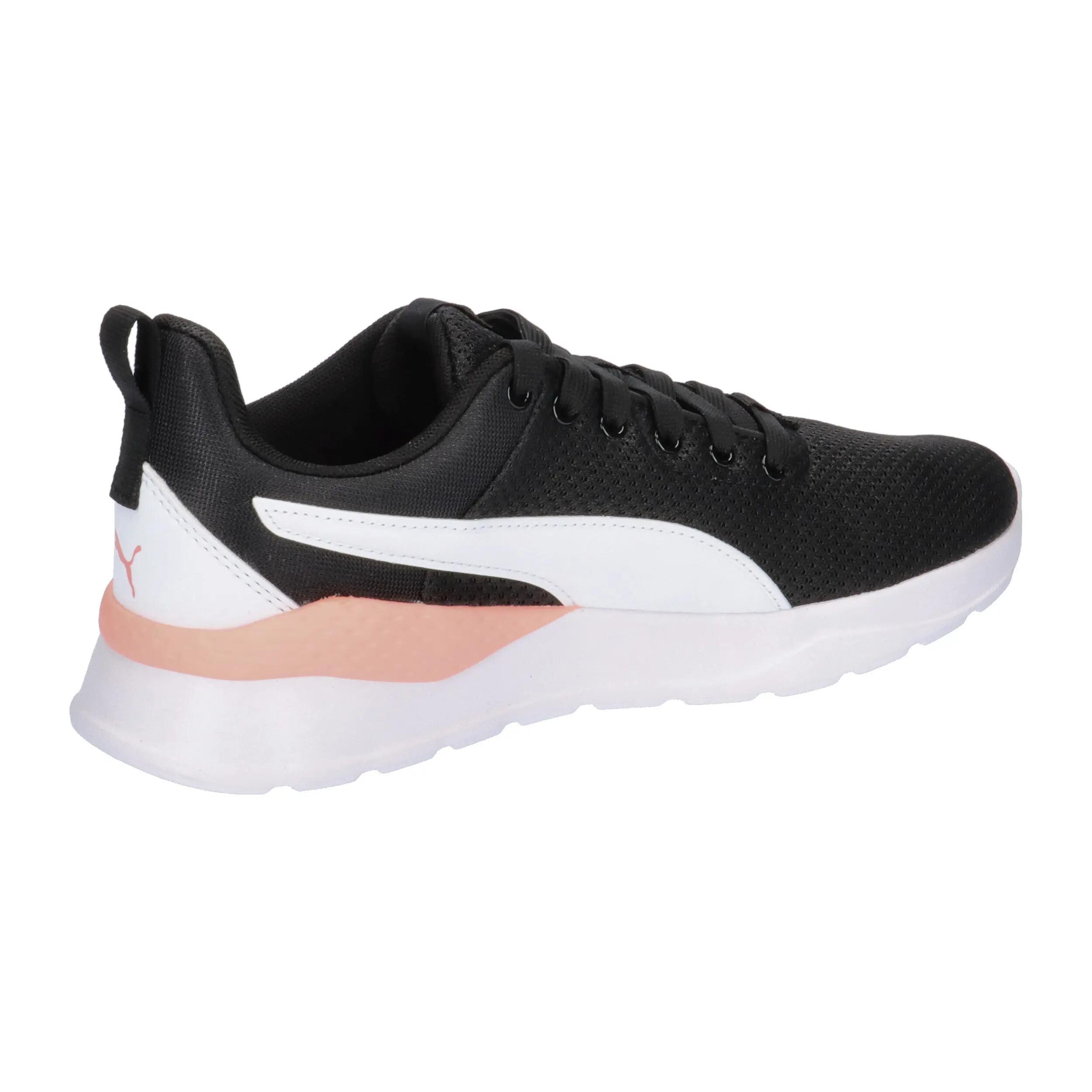 Anzarun Lite Sneakers Erwachsene PUMA Black White Peach Smoothie Pink 15/15