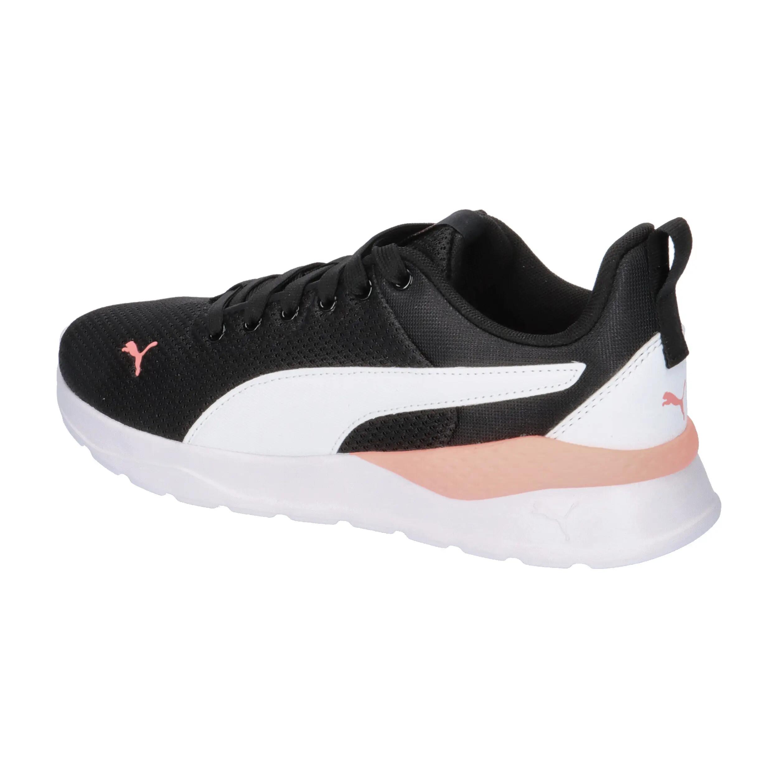 Anzarun Lite Sneakers Erwachsene PUMA Black White Peach Smoothie Pink 11/15