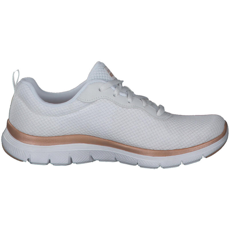 Pantofi sport pentru femei Skechers Mesh Lace-Up W Alb