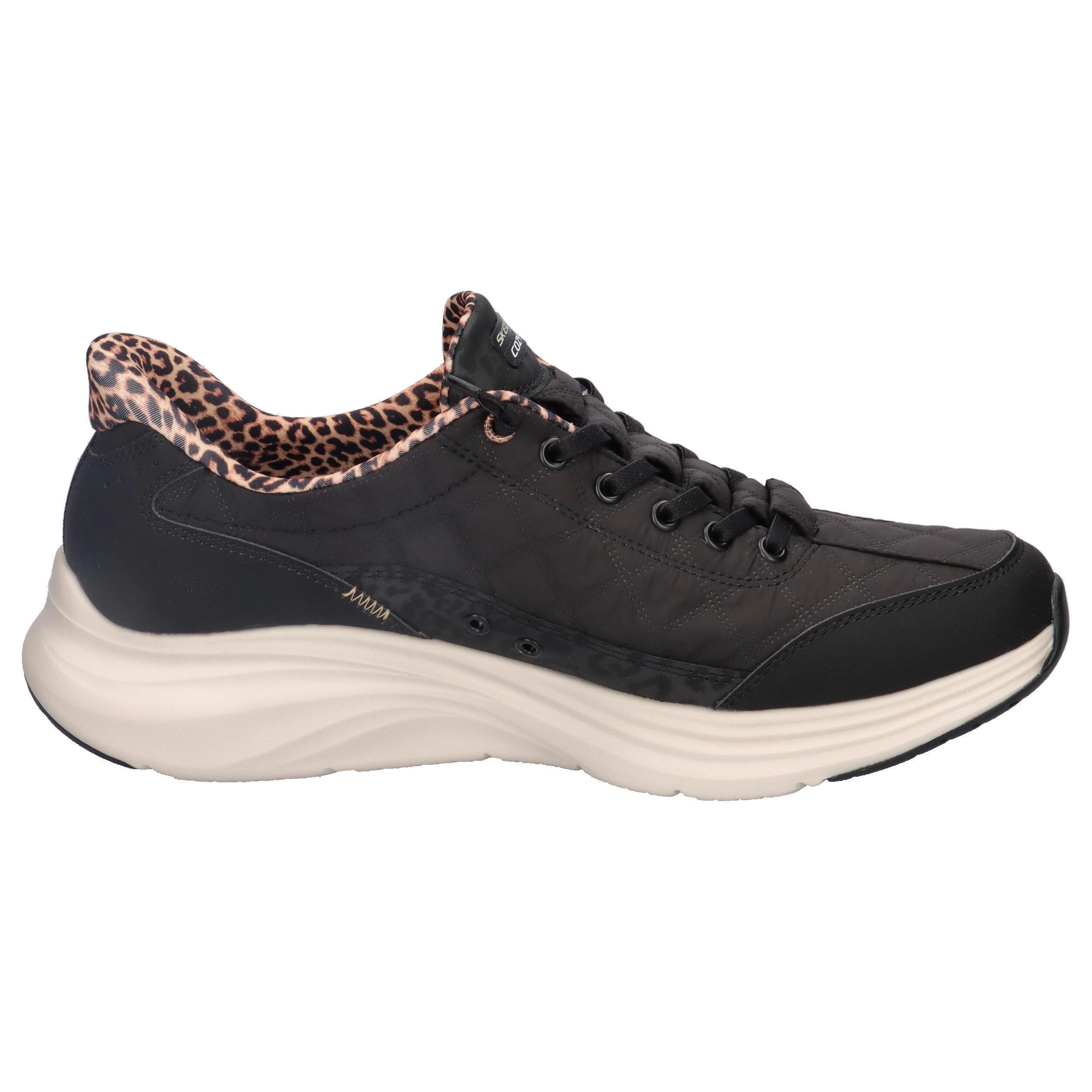 Baskets Femme Baskets Skechers CONTOUR FOAM-LEOPARD DREAM Noir Skechers 7/15