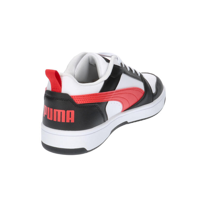 Încălțăminte mers bărbați design sportiv Rebound V6 Low, negru PUMA