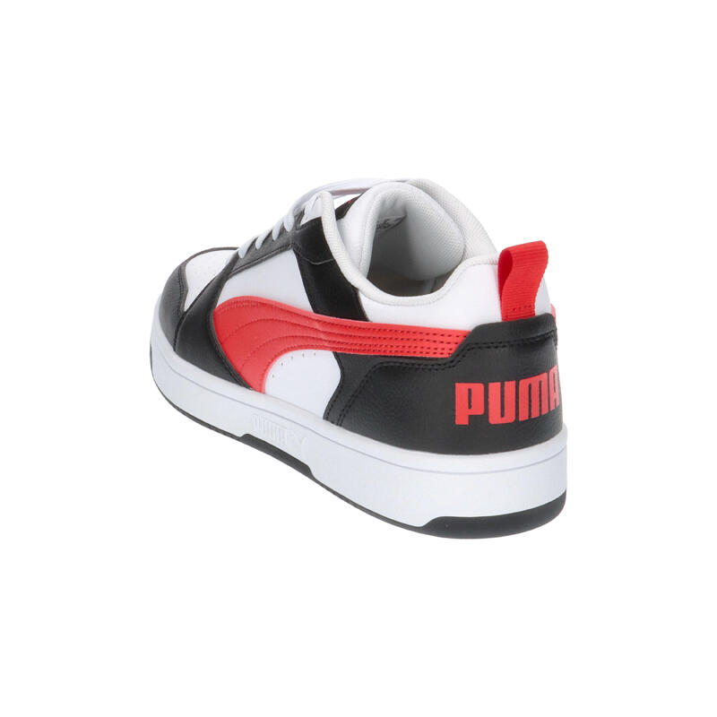 Încălțăminte mers bărbați design sportiv Rebound V6 Low, negru PUMA