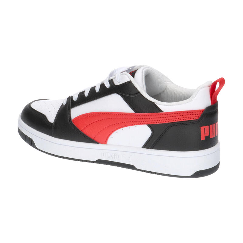 Încălțăminte mers bărbați design sportiv Rebound V6 Low, negru PUMA