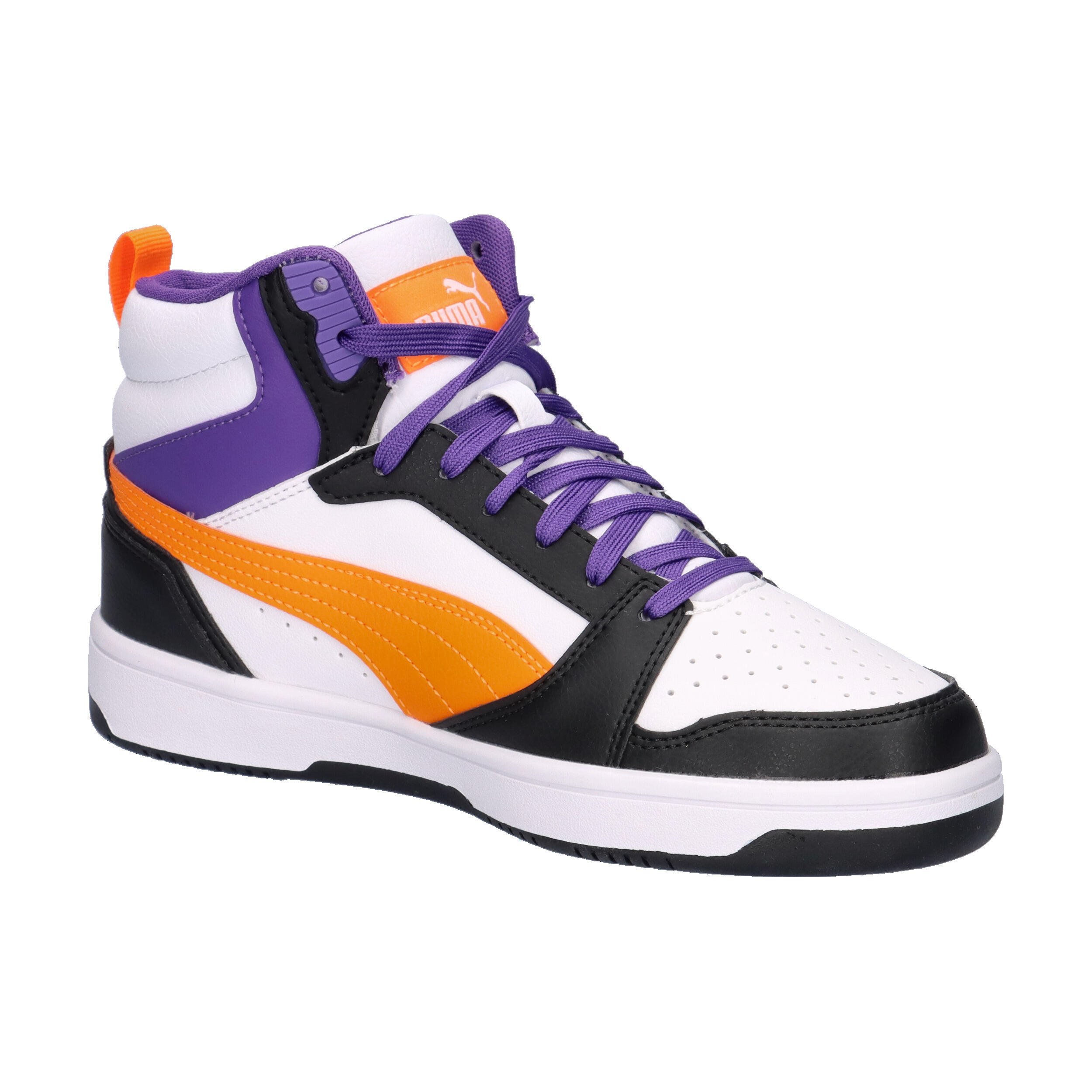 Zapatillas deportivas infantiles Puma REBOUND V6 MID JR 39383134, talla 38.5 8/14