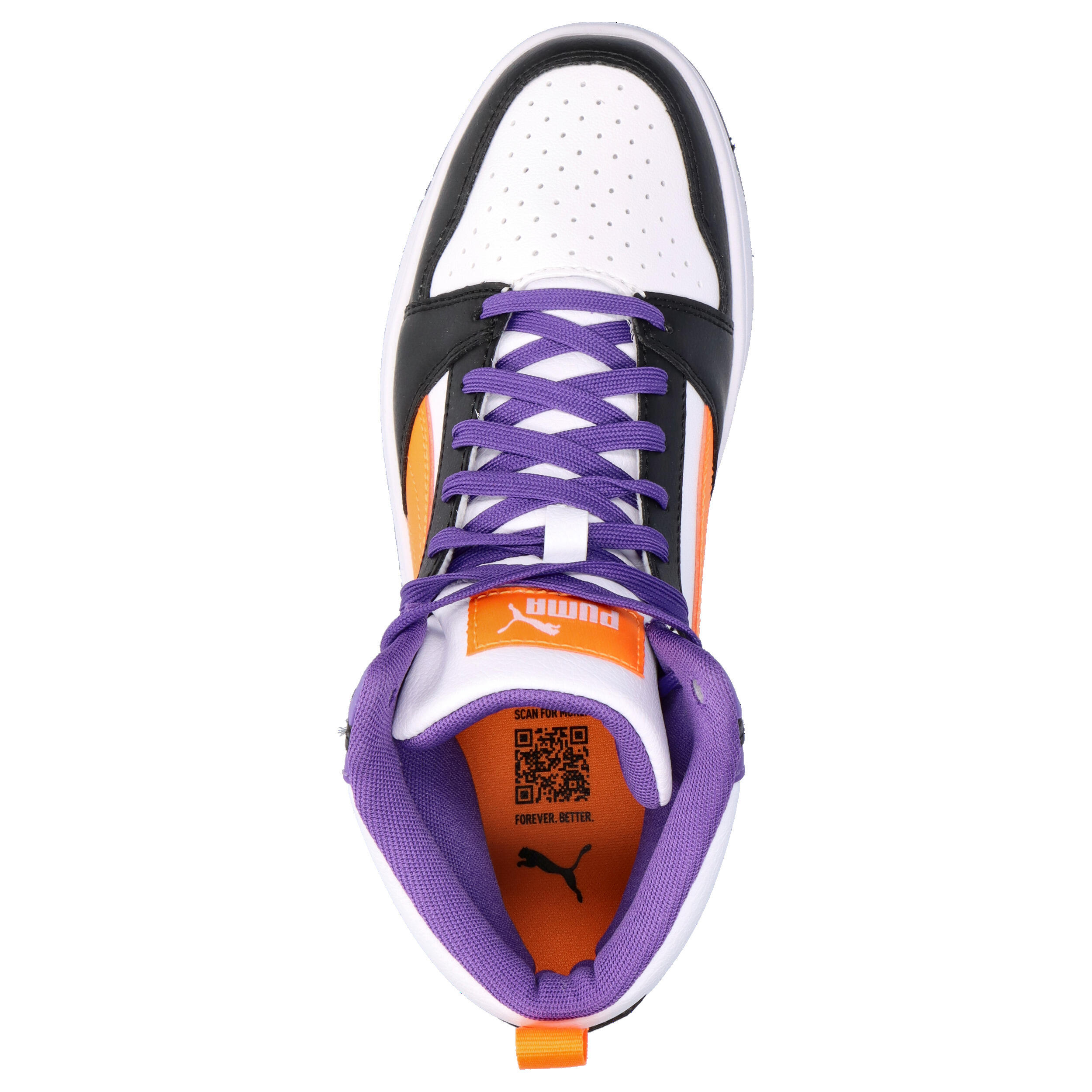 Zapatillas deportivas infantiles Puma REBOUND V6 MID JR 39383134, talla 38.5 5/14