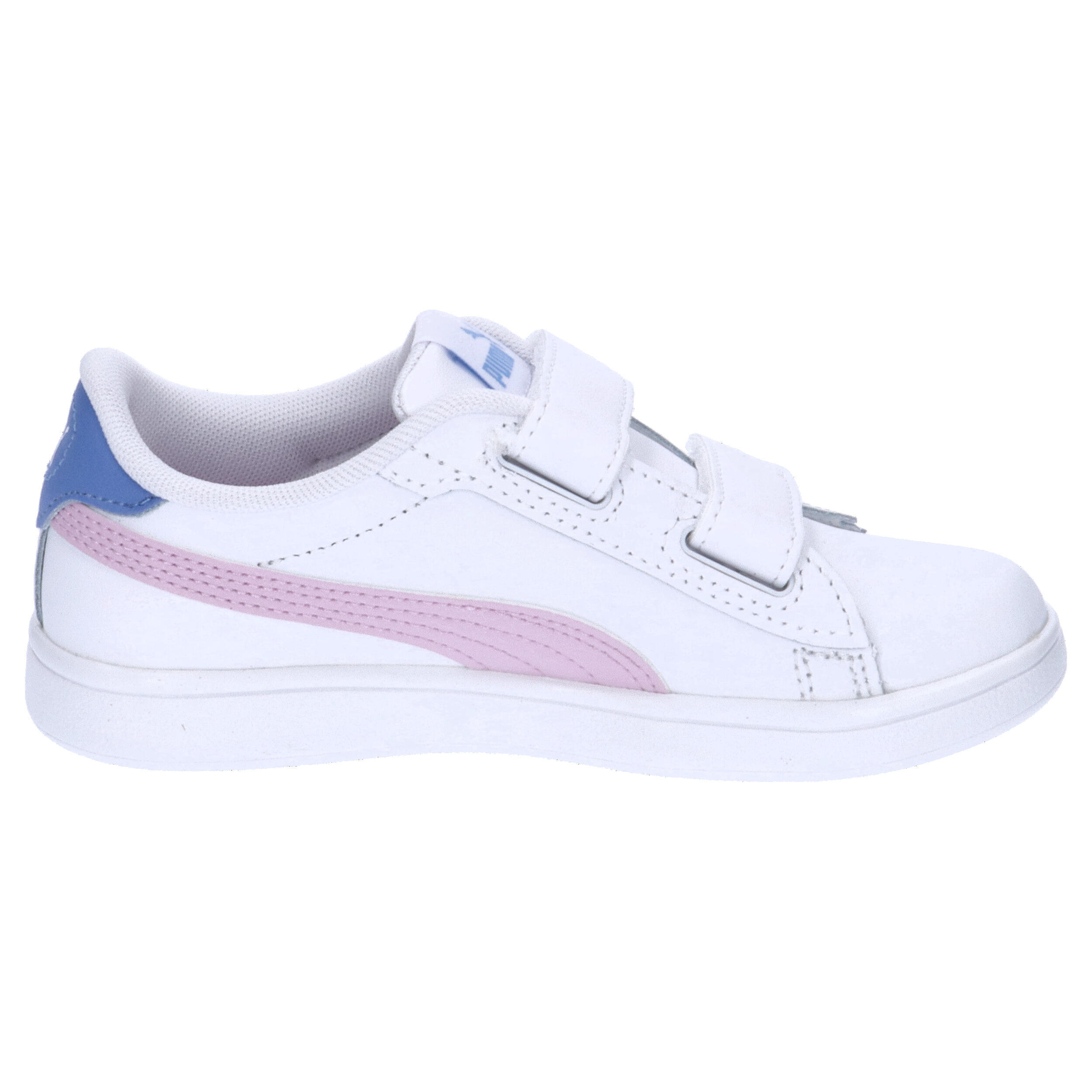 Smash 3.0 Leather Sneakers Jugendliche PUMA White Grape Mist Blue Skies Purple 7/15