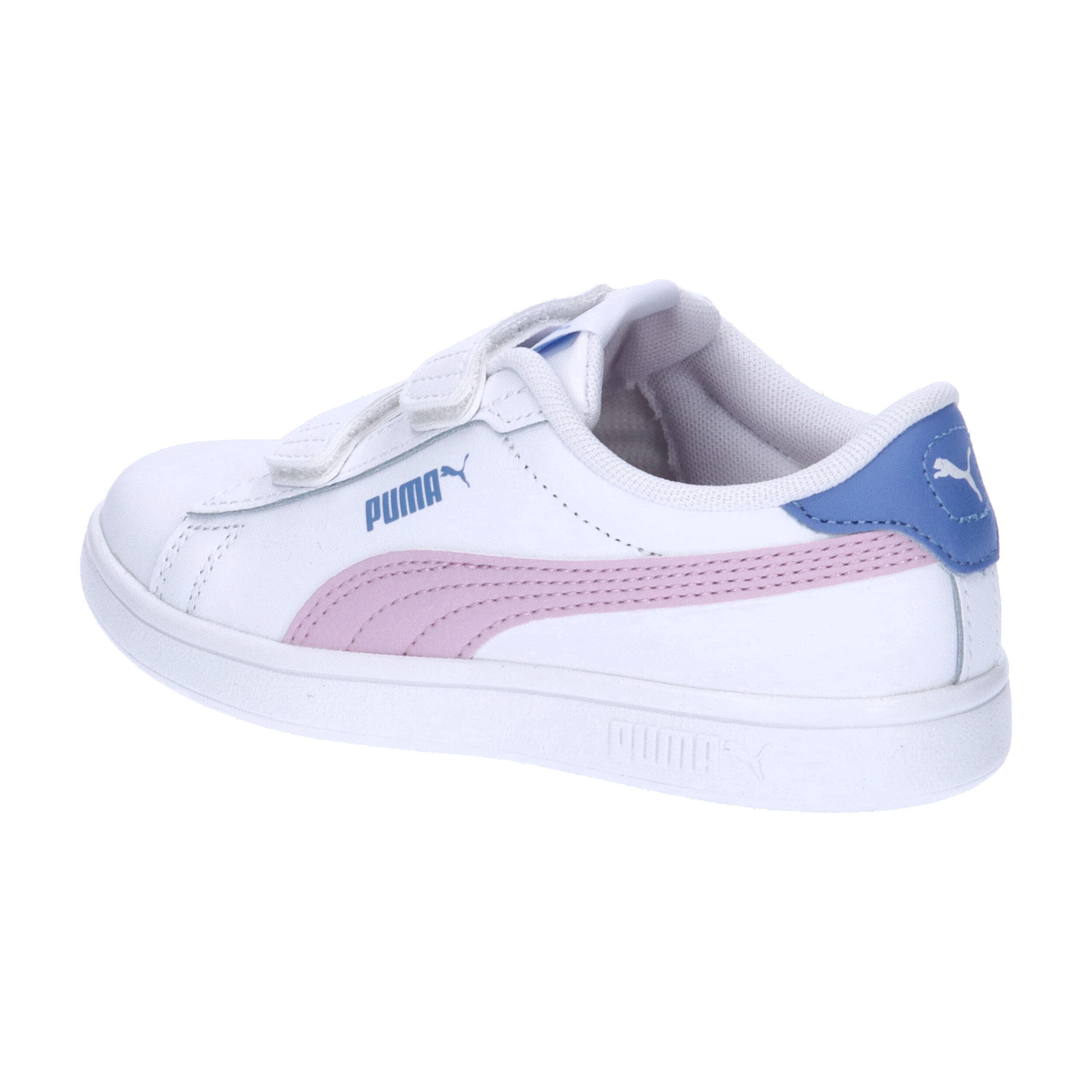 Smash 3.0 Leather Sneakers Jugendliche PUMA White Grape Mist Blue Skies Purple 11/15