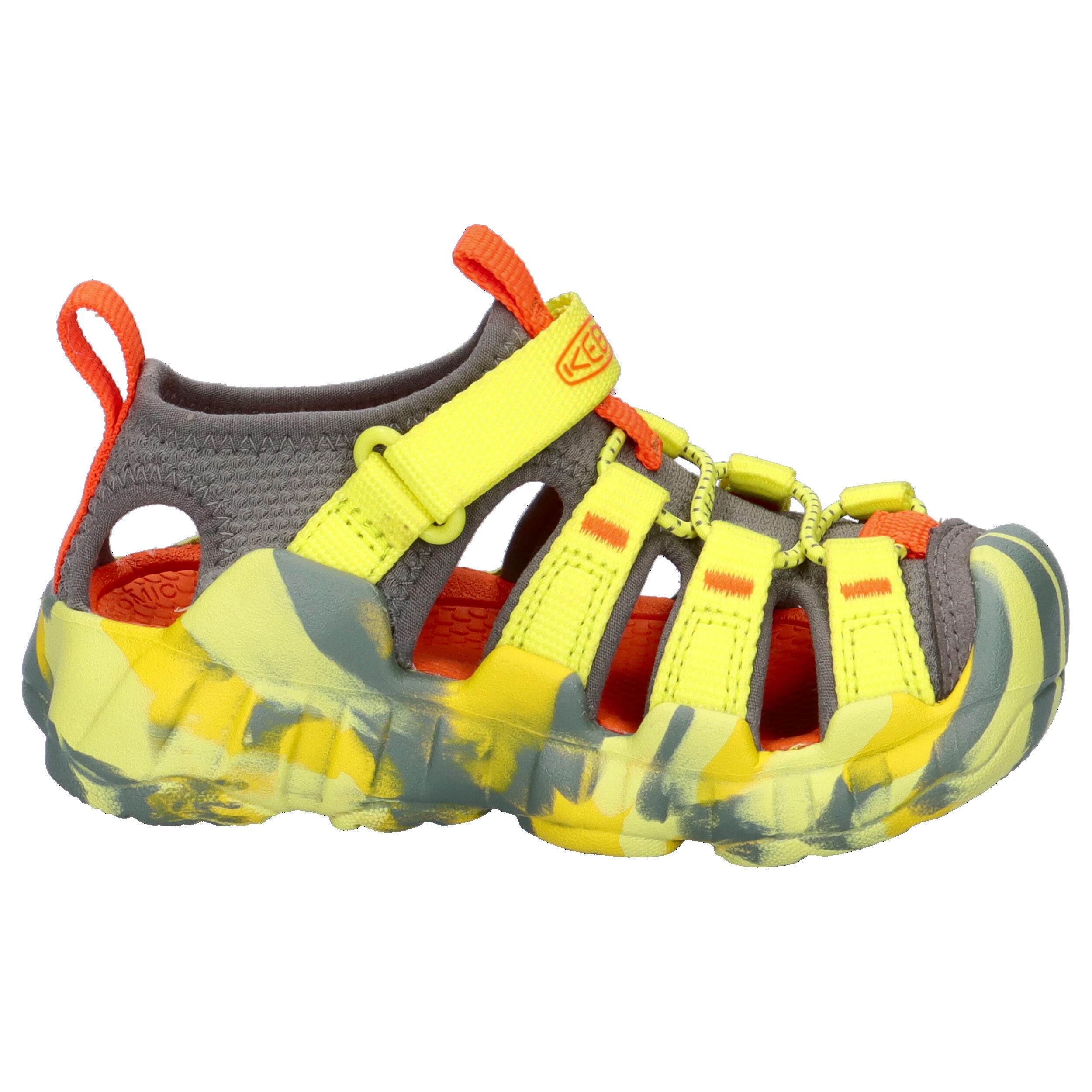 Zapatillas Keen Jr Hyperport H2 Niño Onagra/Acero Gris Amarillo 7/15