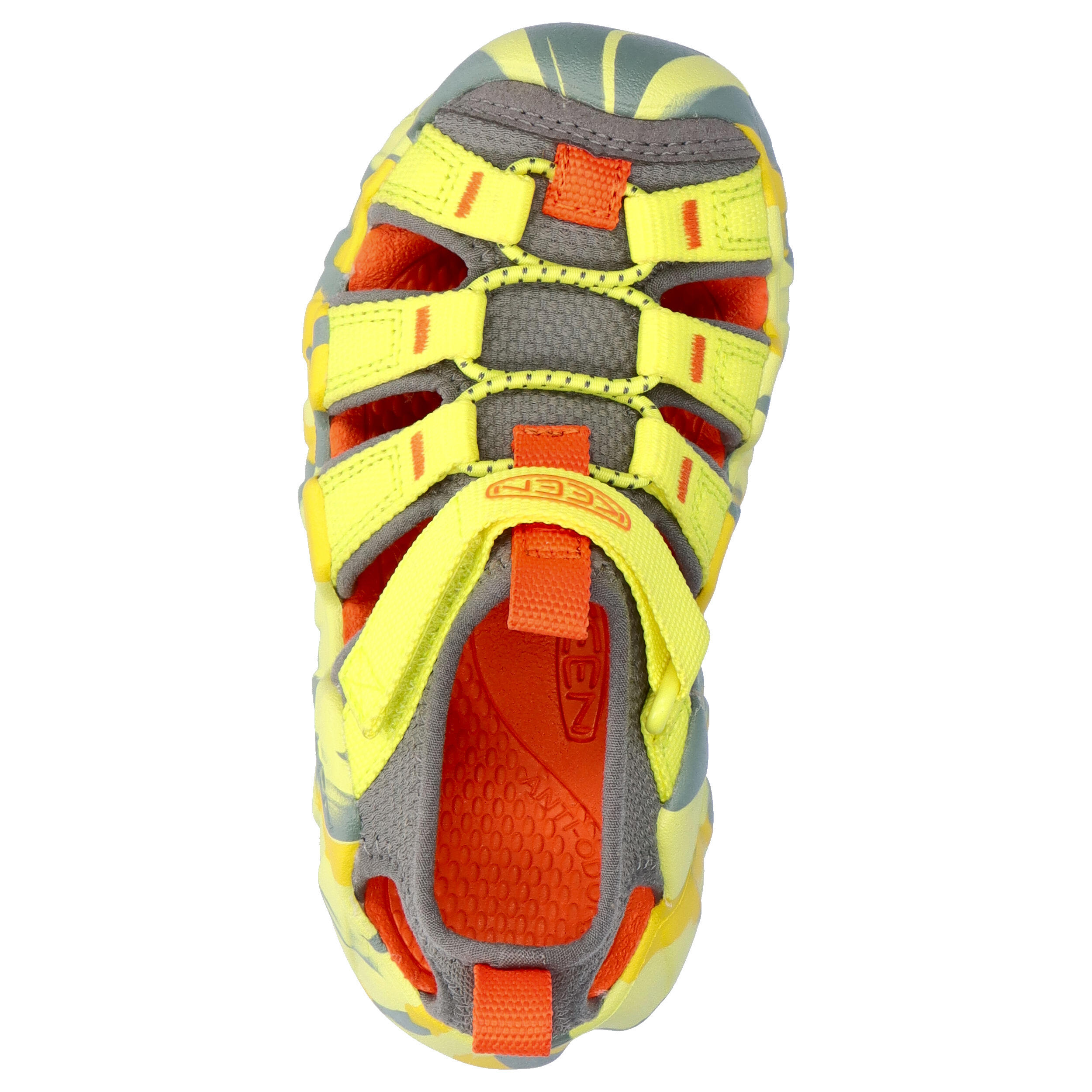 Zapatillas Keen Jr Hyperport H2 Niño Onagra/Acero Gris Amarillo 5/15