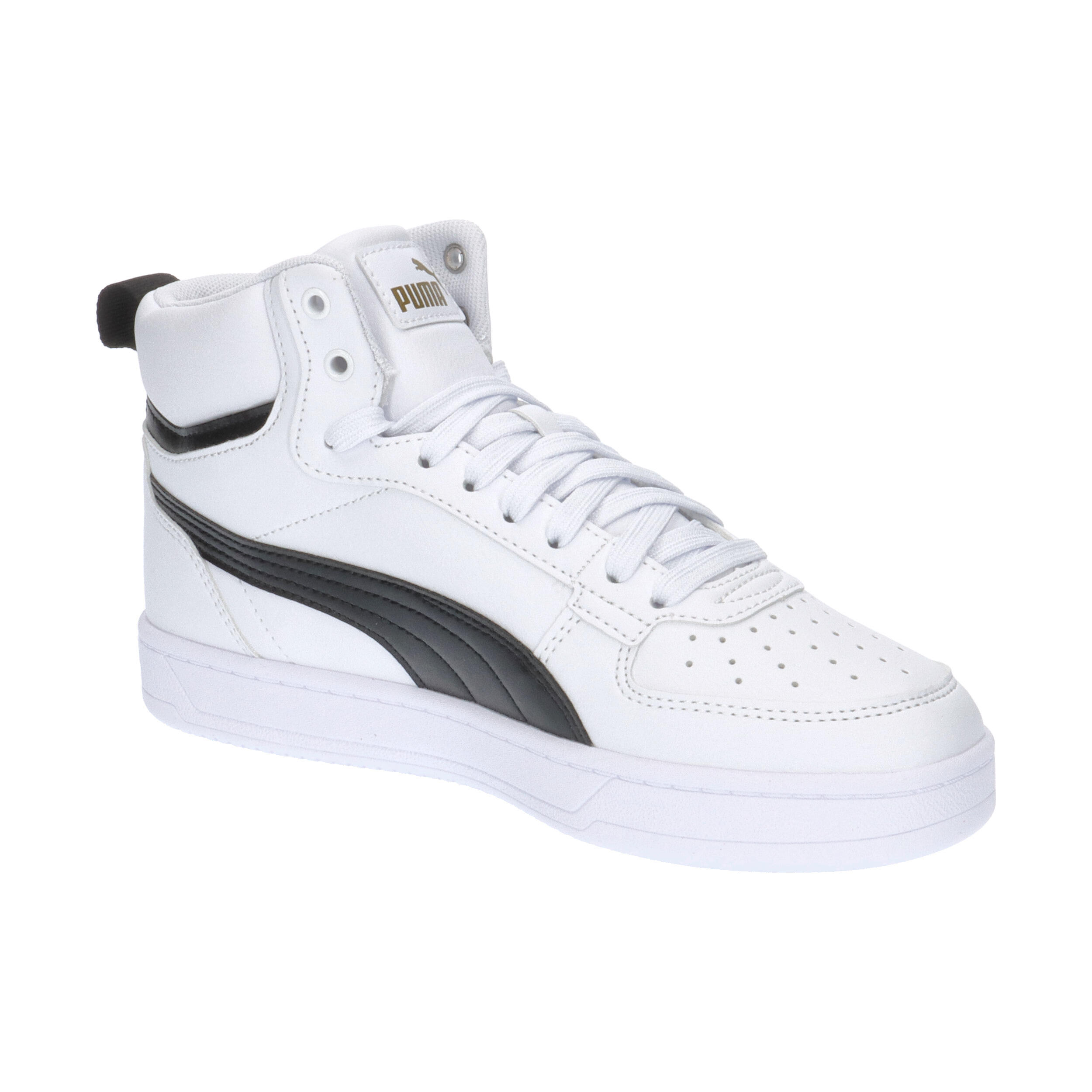 PUMA Caven 2.0 halfhoge sneakers voor jongeren PUMA White Black Gold 8/14