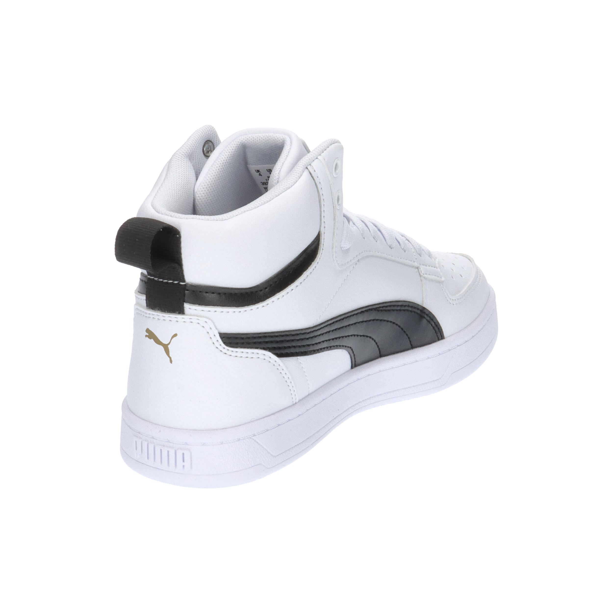 PUMA Caven 2.0 halfhoge sneakers voor jongeren PUMA White Black Gold 13/14