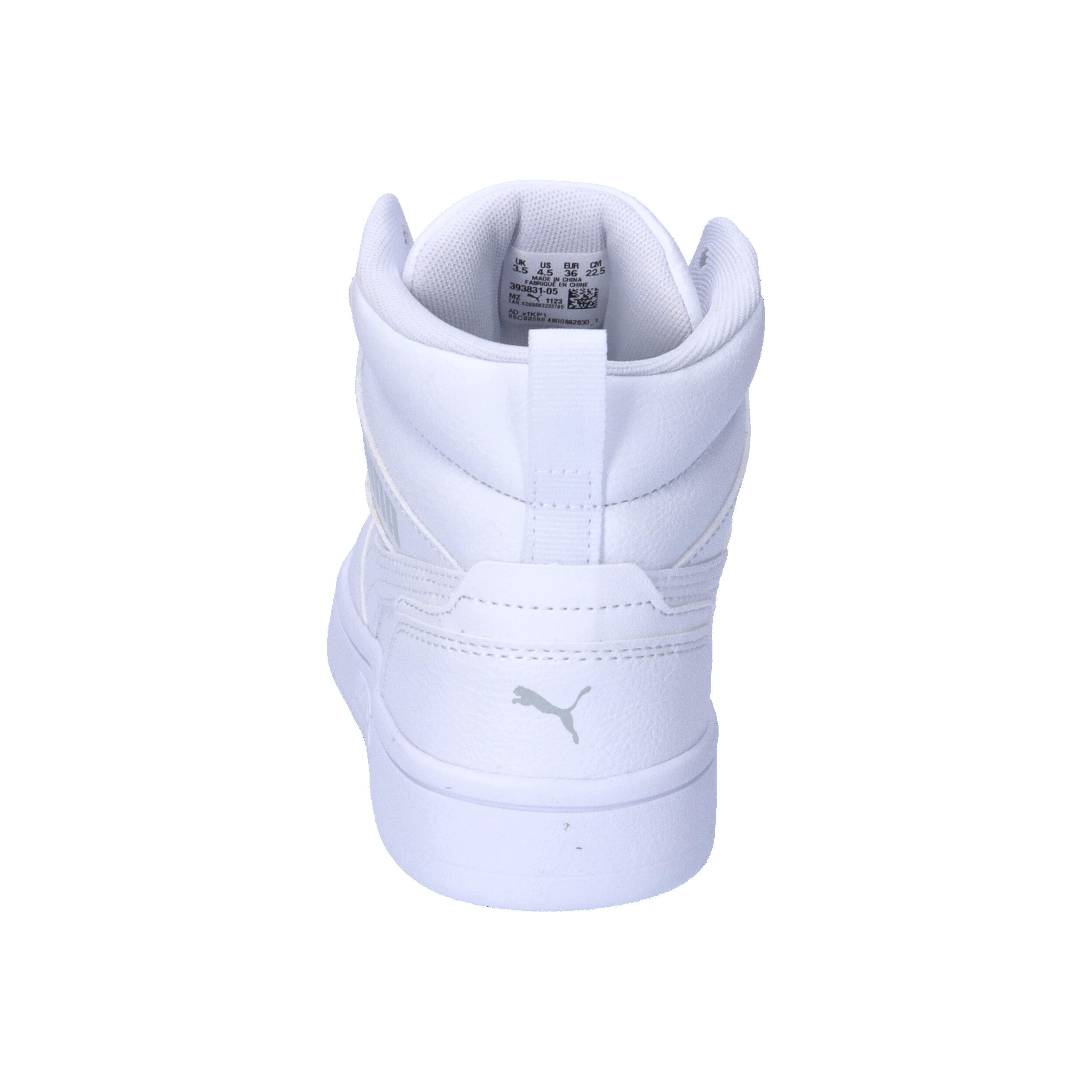 Zapatillas Niños Rebound V6 Mid PUMA White Cool Light Gray 13/15