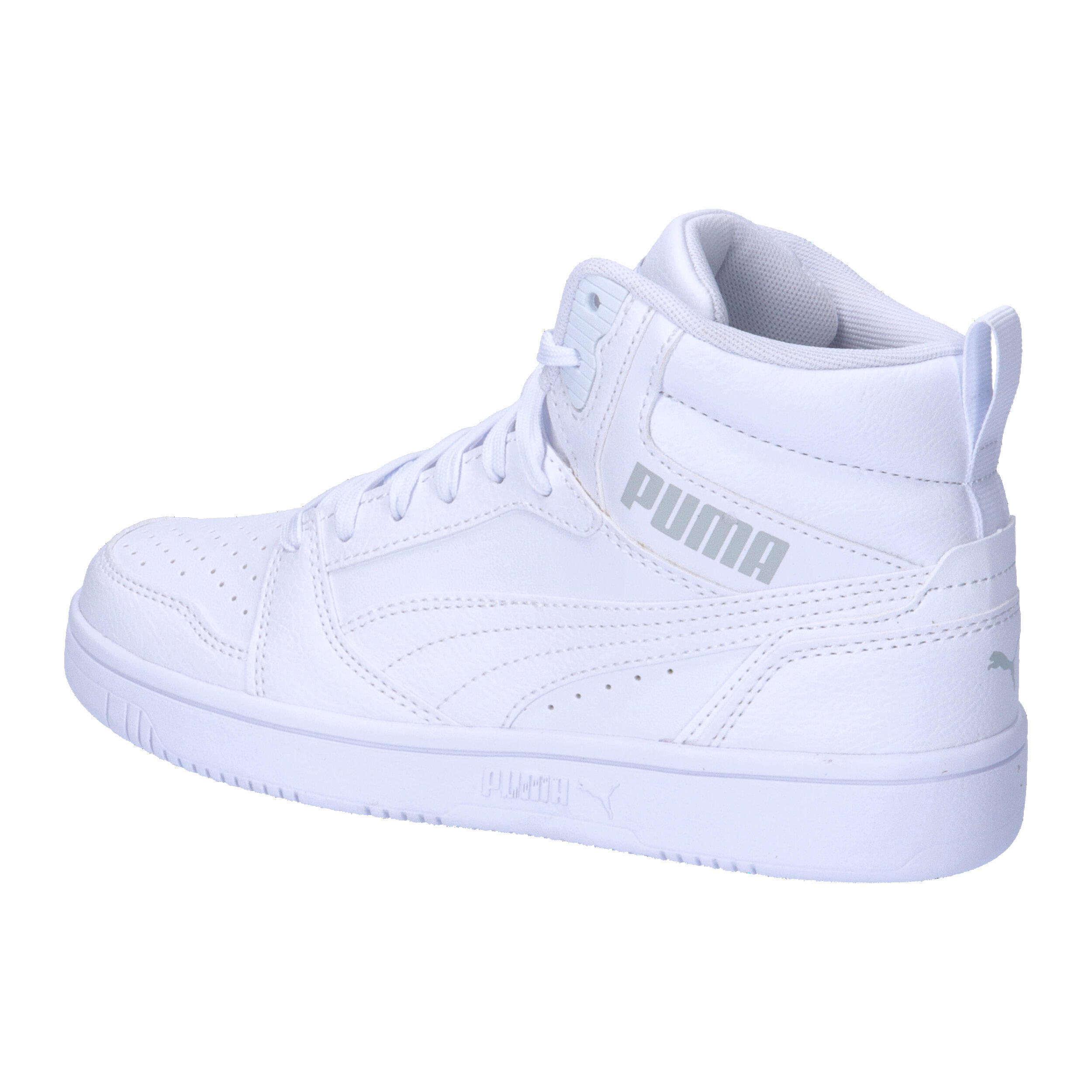 Zapatillas Niños Rebound V6 Mid PUMA White Cool Light Gray 11/15