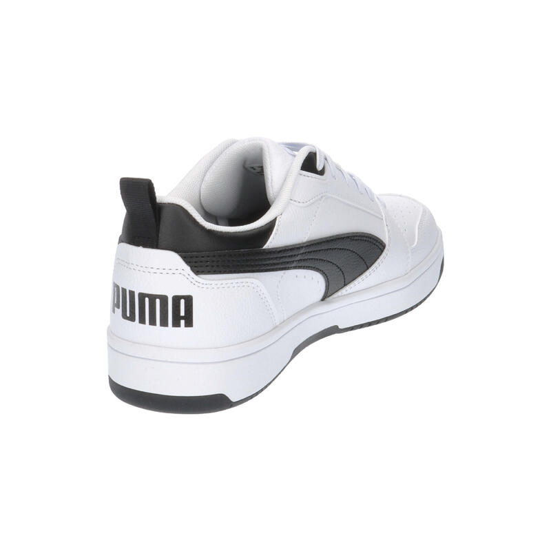 Încălțăminte mers bărbați design sportiv Rebound V6 Low, negru PUMA