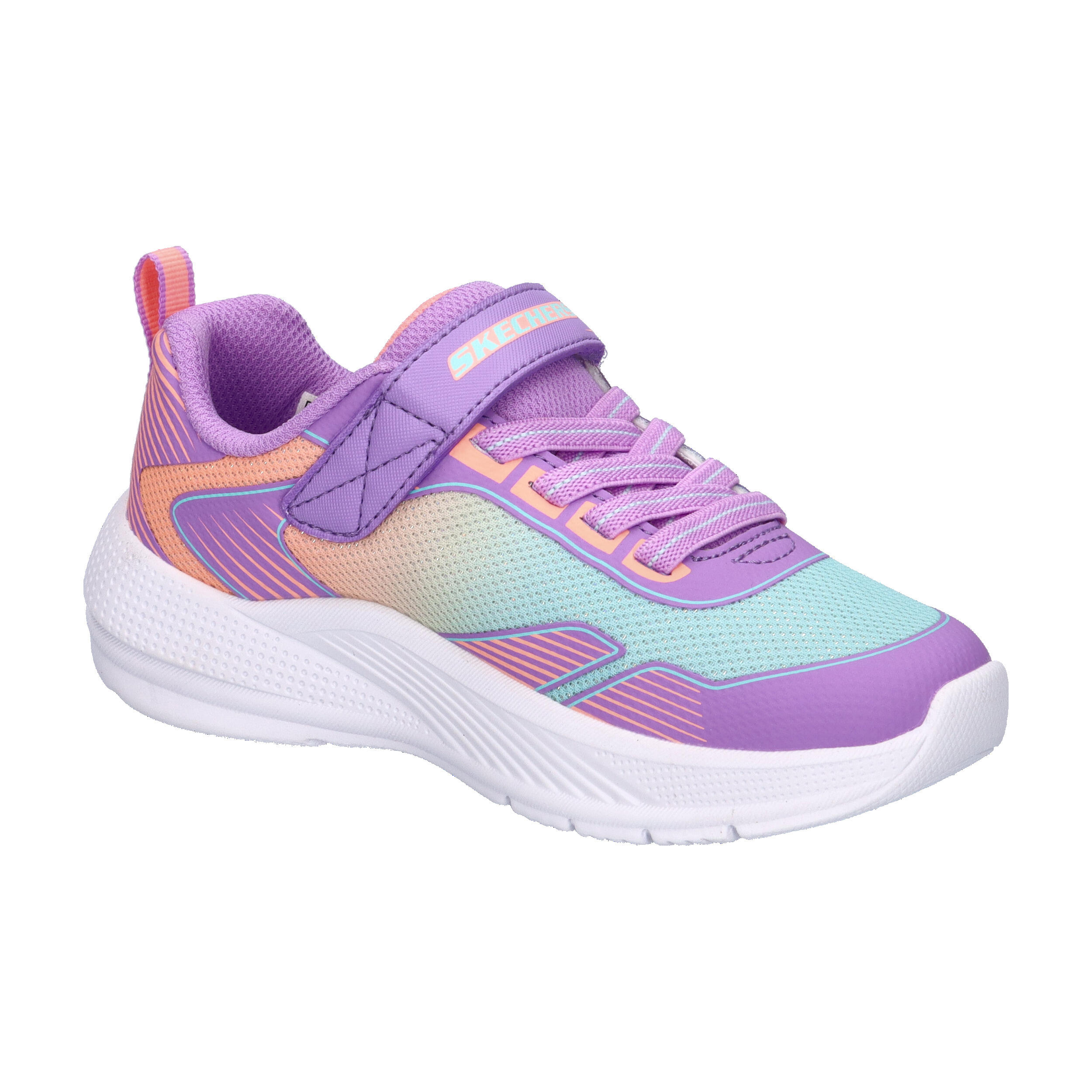 Calçado Skechers Microspec Advance - Oasis Poi, Roxo, Crianças 8/15