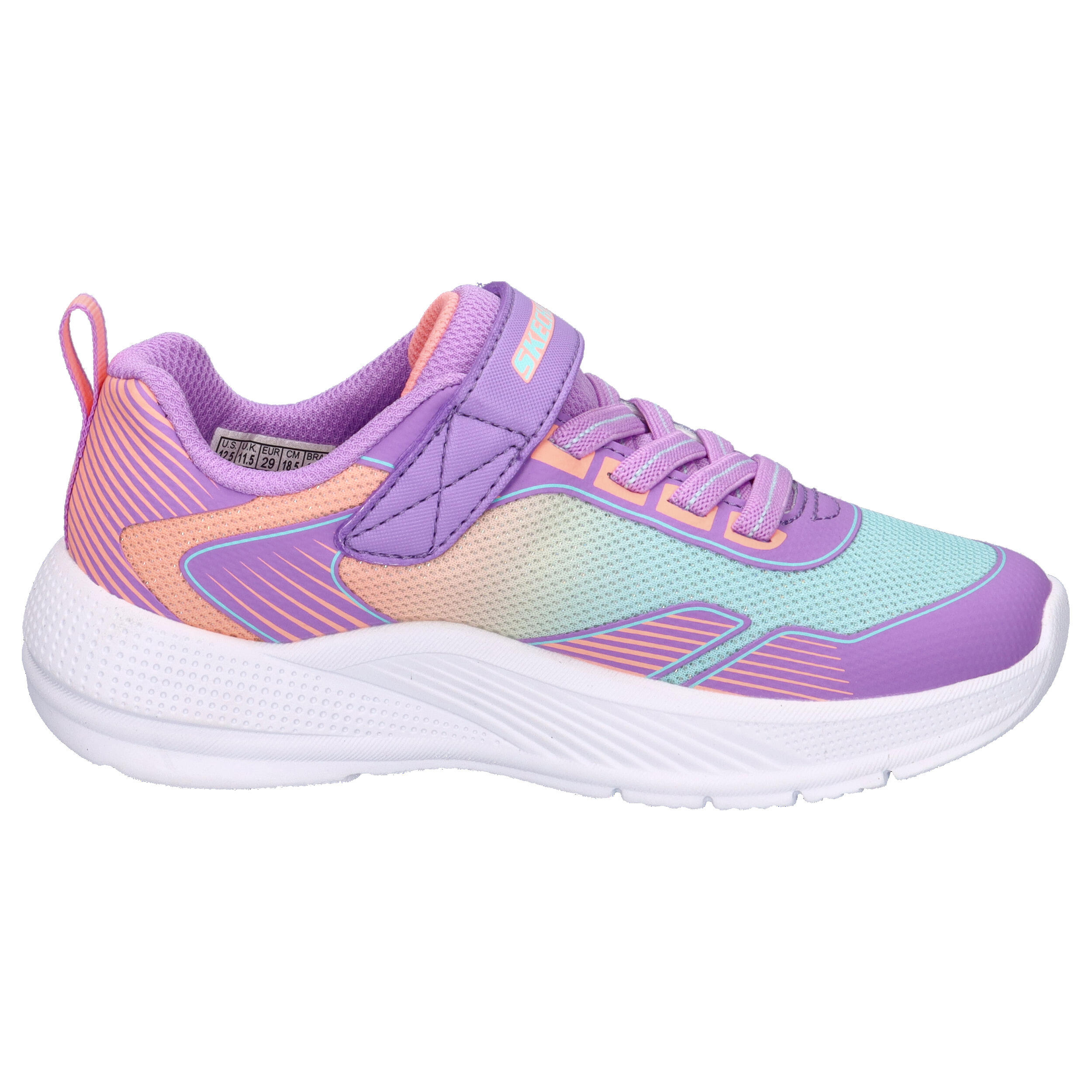 Calçado Skechers Microspec Advance - Oasis Poi, Roxo, Crianças 7/15
