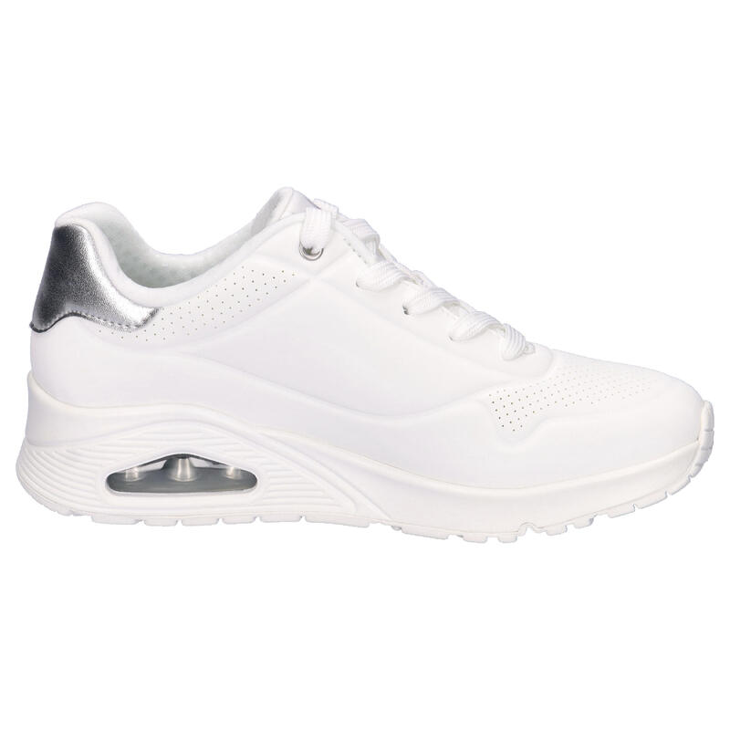 Pantofi sport femei Skechers Uno - Golden Air, Alb