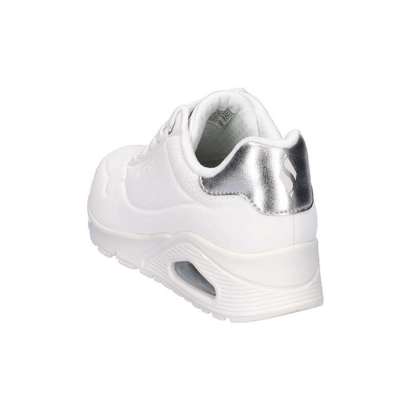 Pantofi sport femei Skechers Uno - Golden Air, Alb
