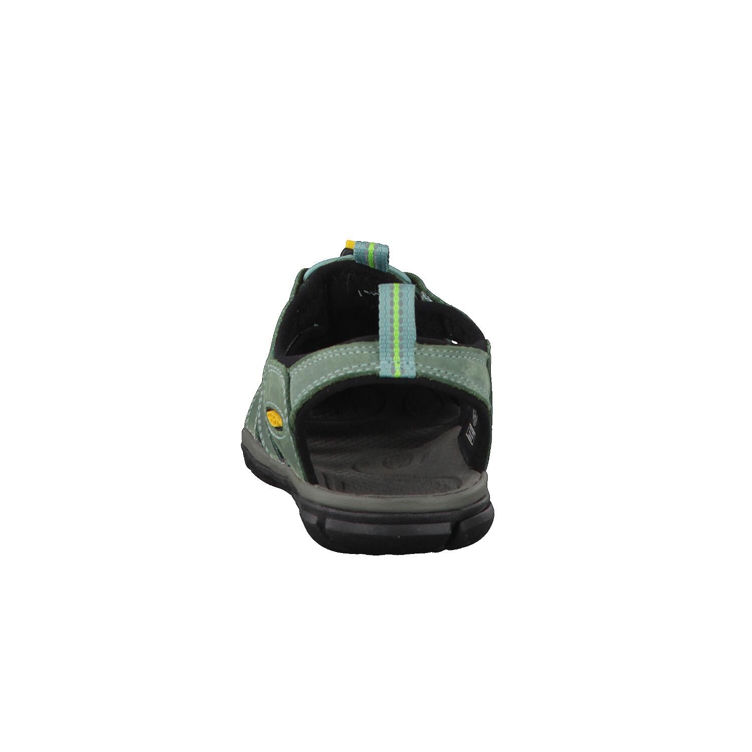 Dames CLEARWATER CNX LEATHER W Sandaal Mineraalblauw/Geel 12/14