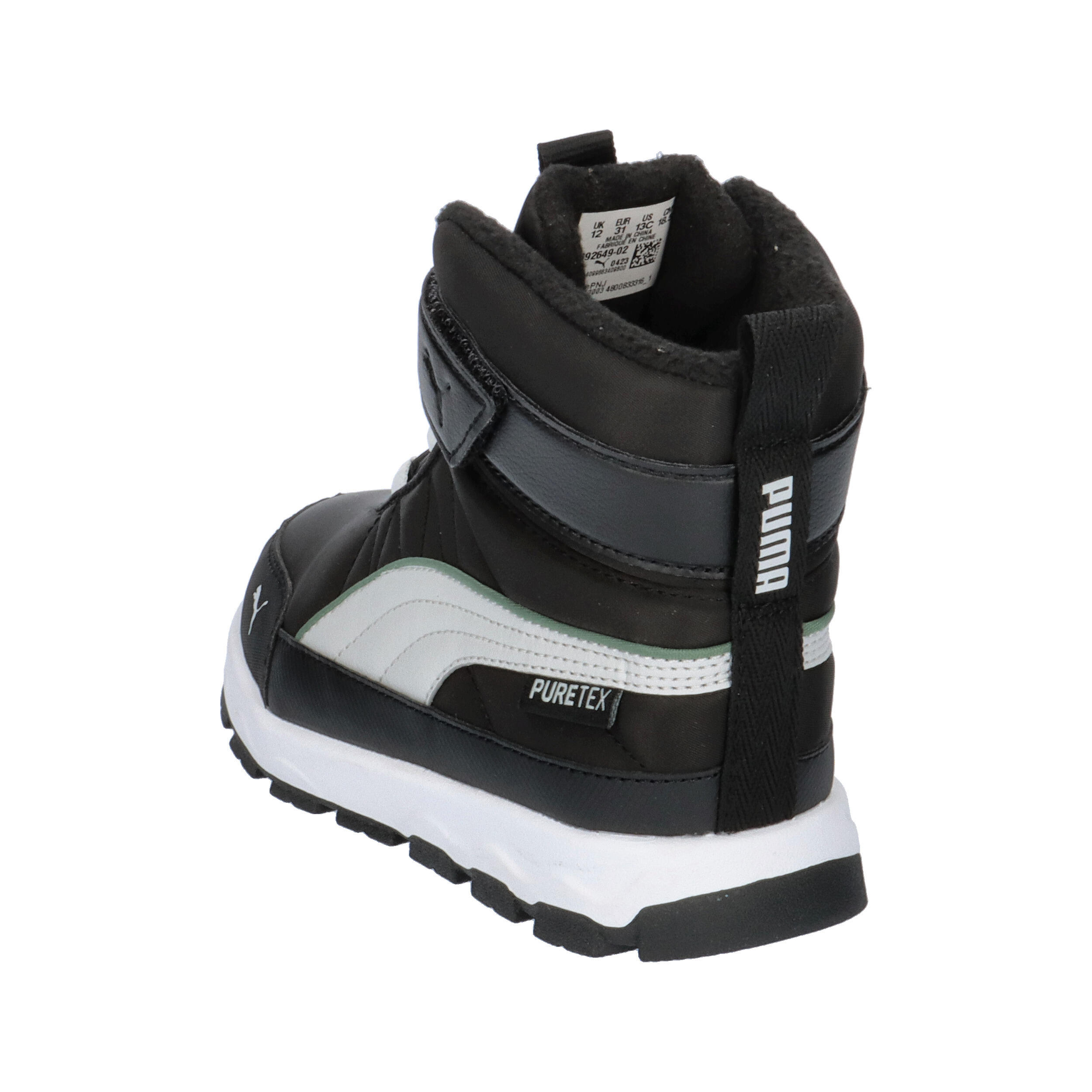 PUMA Evolve Puretex Stiefel Jugendliche PUMA Black Ash Gray White 12/15