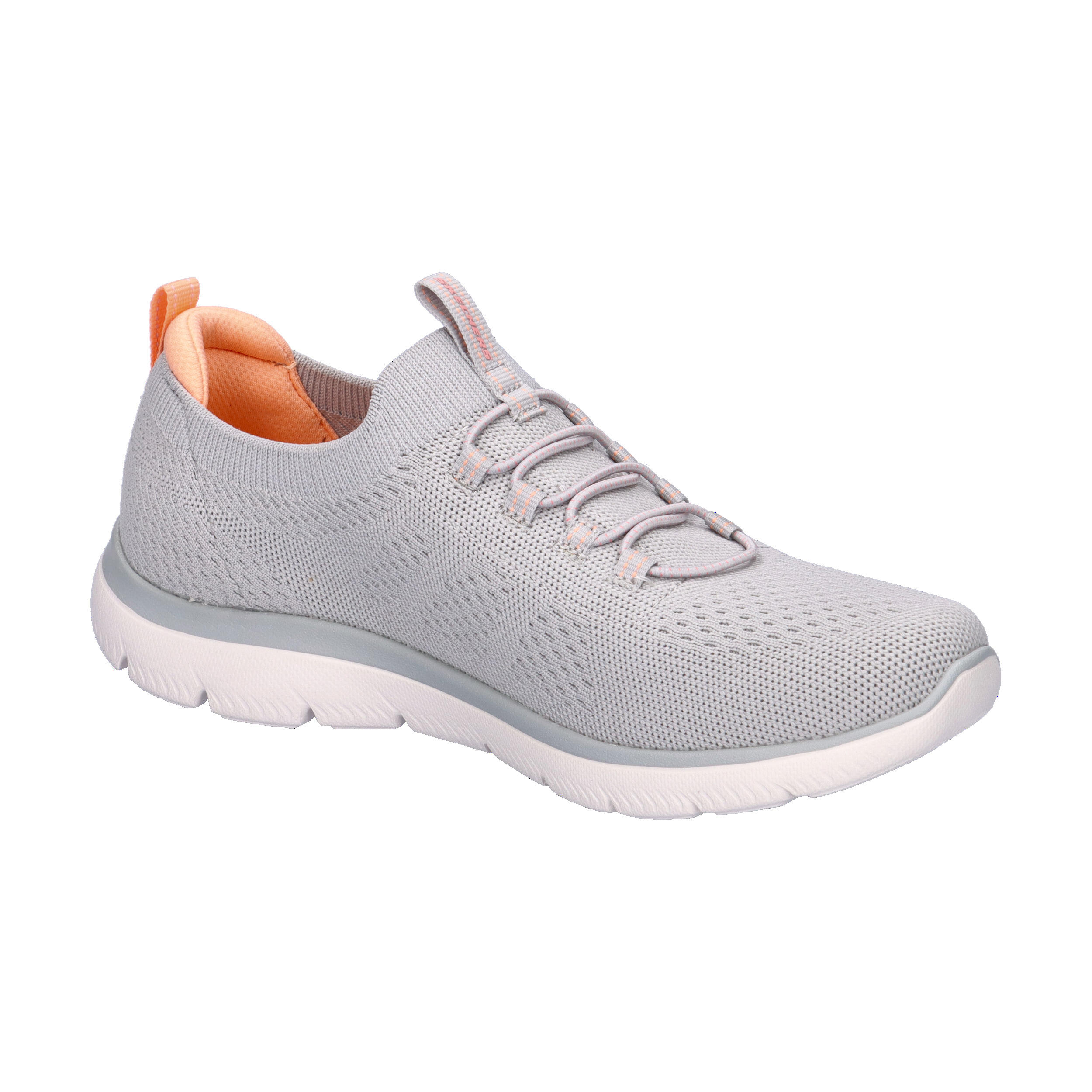 SKECHERS Mujer SUMMITS TOP PLAYER Slip-On Gris / Rosa / Coral 8/15