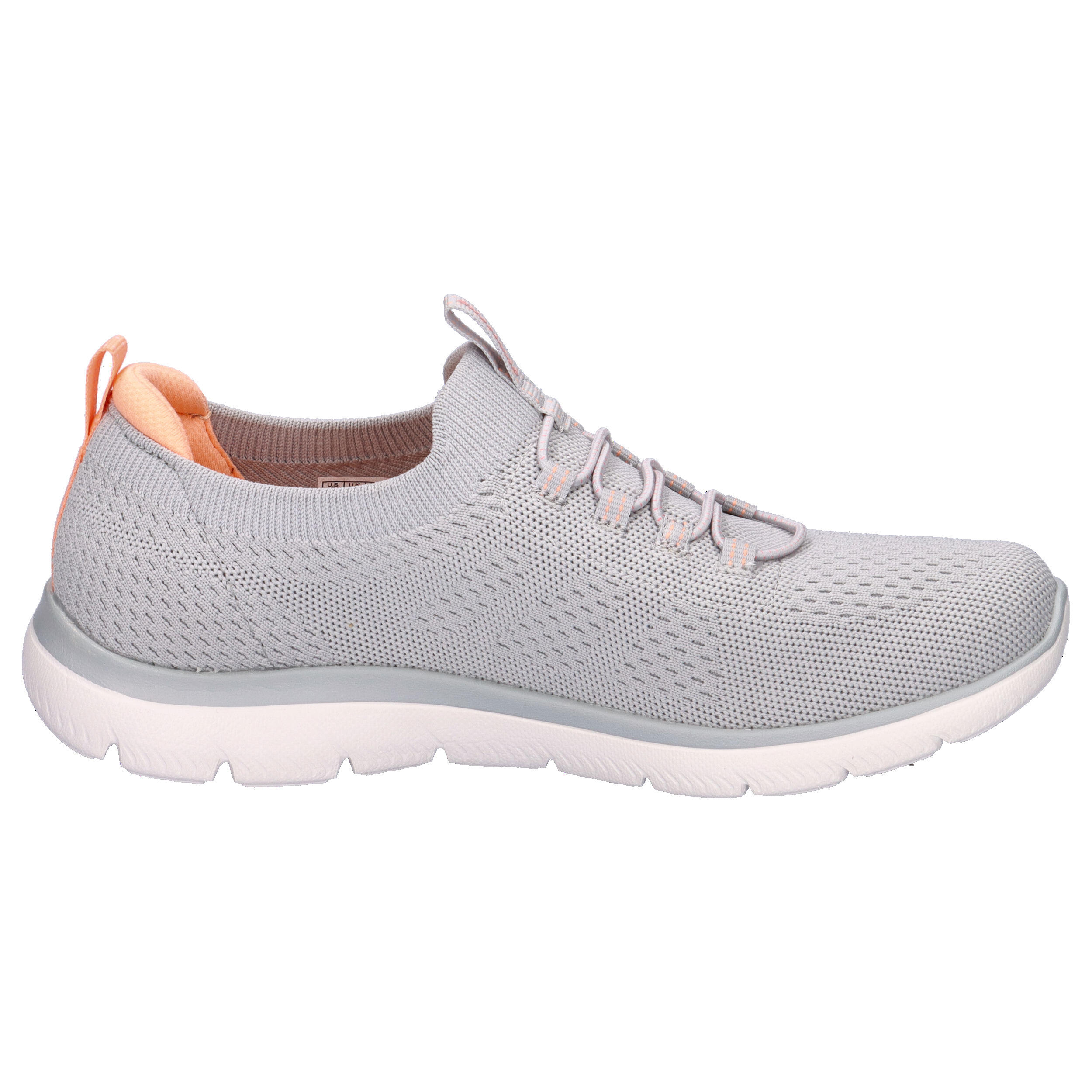 SKECHERS Mujer SUMMITS TOP PLAYER Slip-On Gris / Rosa / Coral 7/15