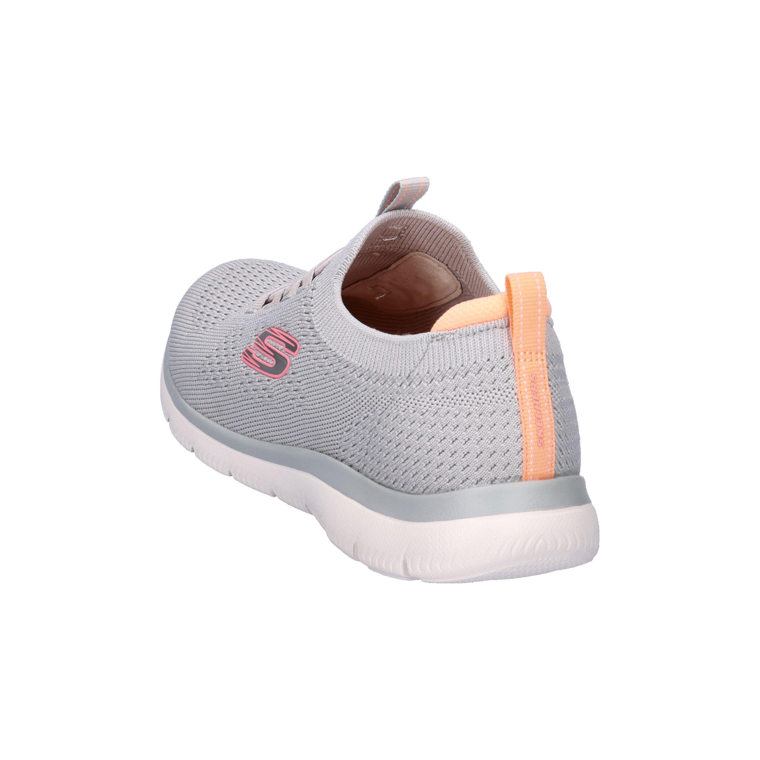 SKECHERS Mujer SUMMITS TOP PLAYER Slip-On Gris / Rosa / Coral 12/15