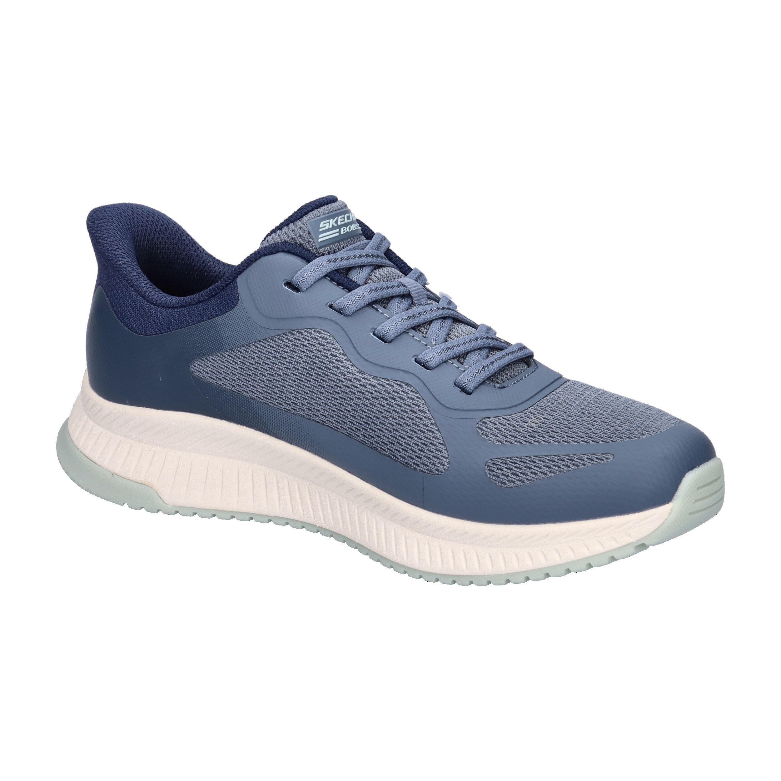 Zapatillas Mujer Skechers Bobs Squad 4 - Staple Look Azul 8/15