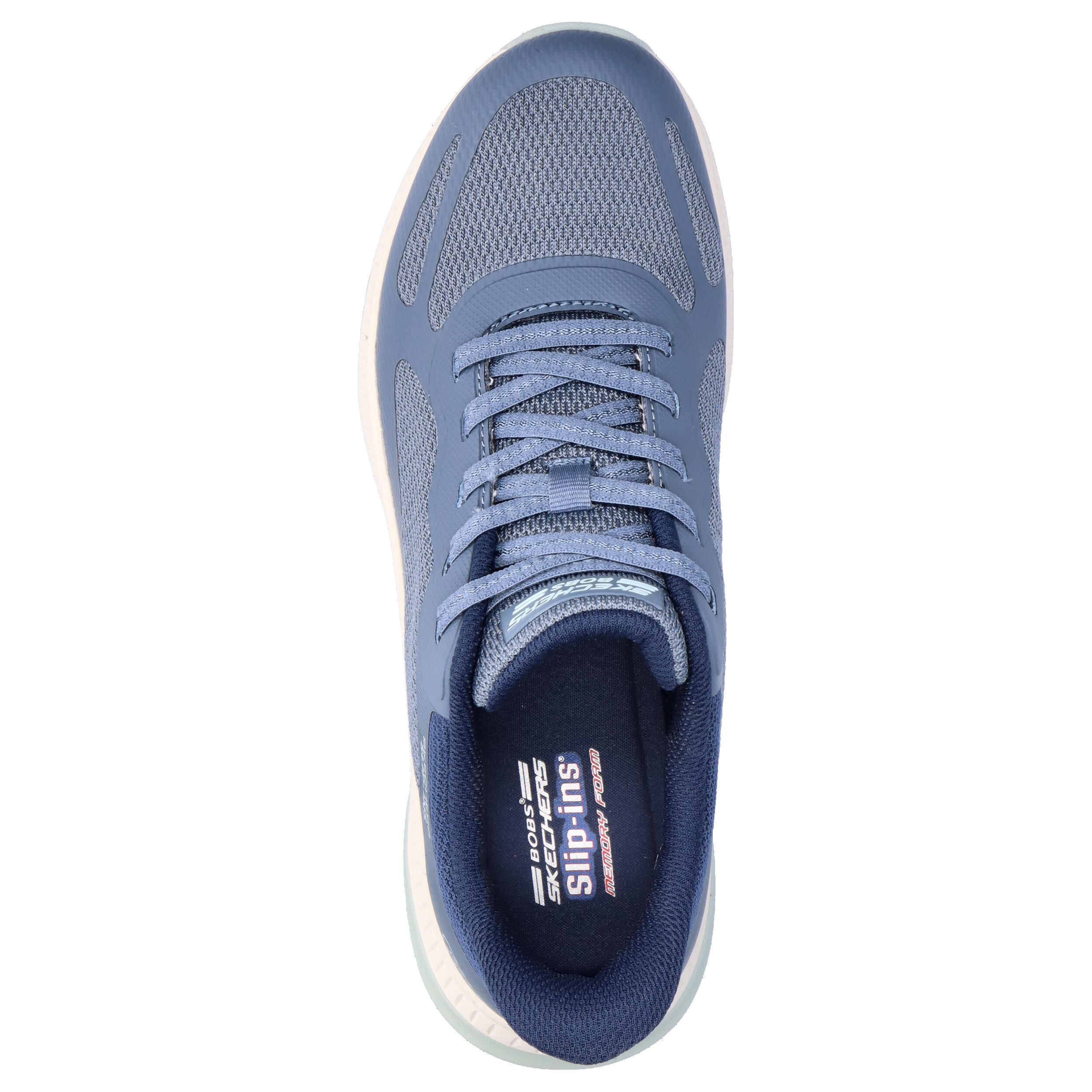 Zapatillas Mujer Skechers Bobs Squad 4 - Staple Look Azul 5/15