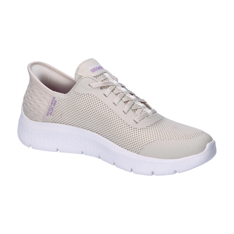 Pantofi Sport Skechers Model Go Walk Flex Grand Entry Culoare Bej