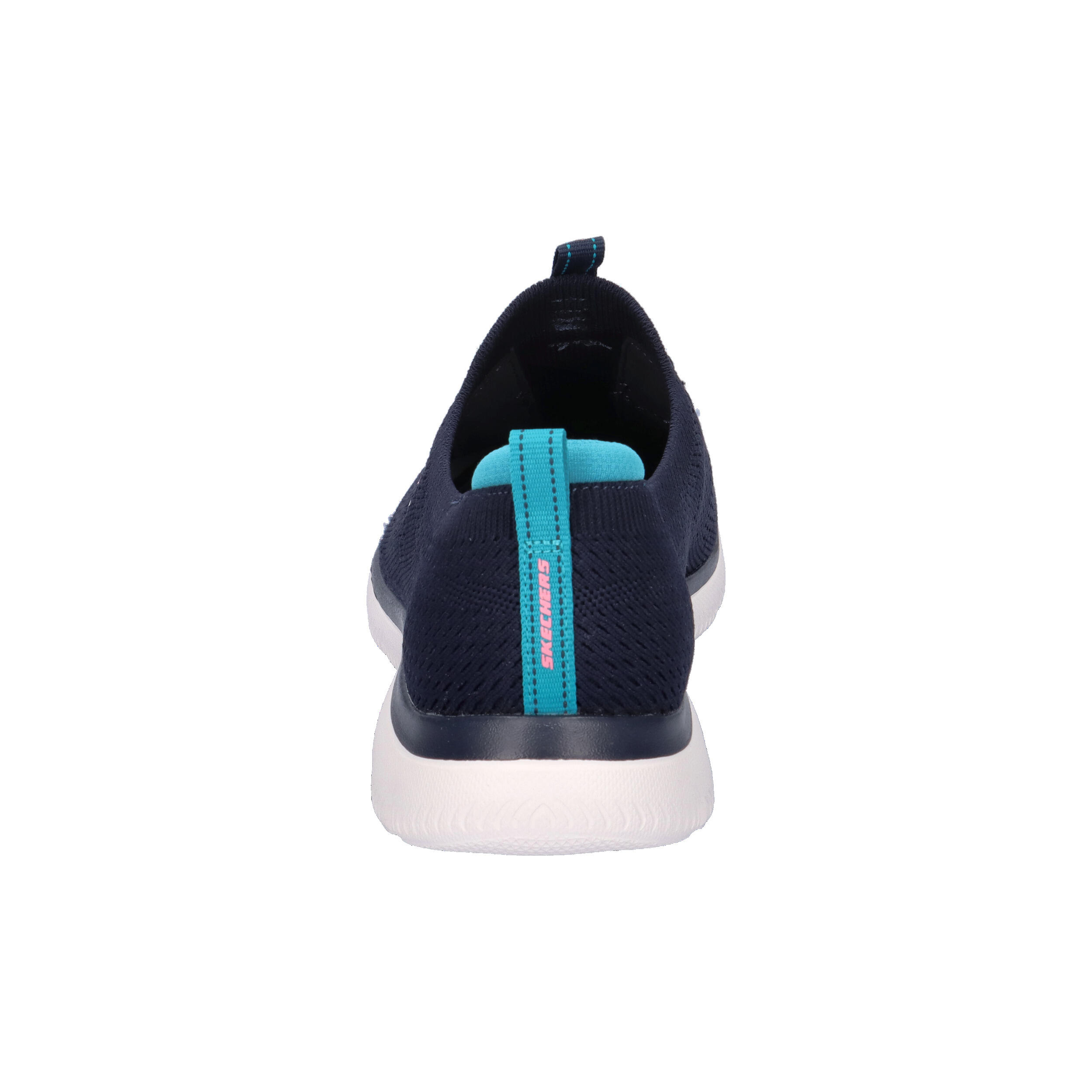 SKECHERS Dames SUMMITS TOP PLAYER Opschuiven Marineblauw / Turkoois /Pink 13/15