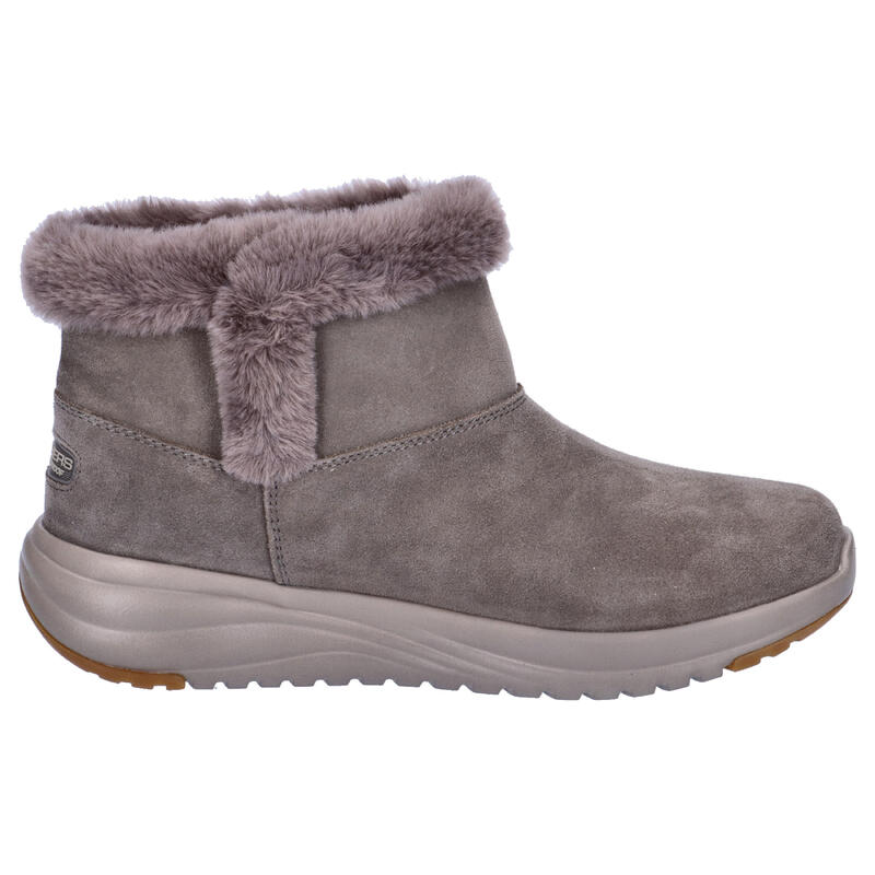 Ghete femei Skechers On-the-go Stellar - Cozy Step, Gri