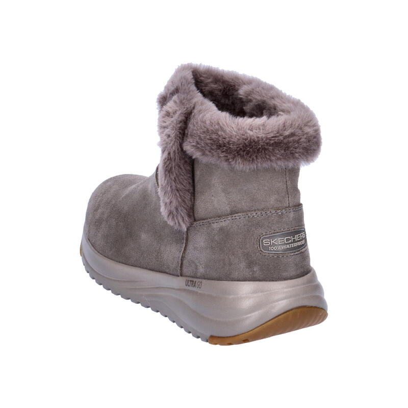 Ghete femei Skechers On-the-go Stellar - Cozy Step, Gri
