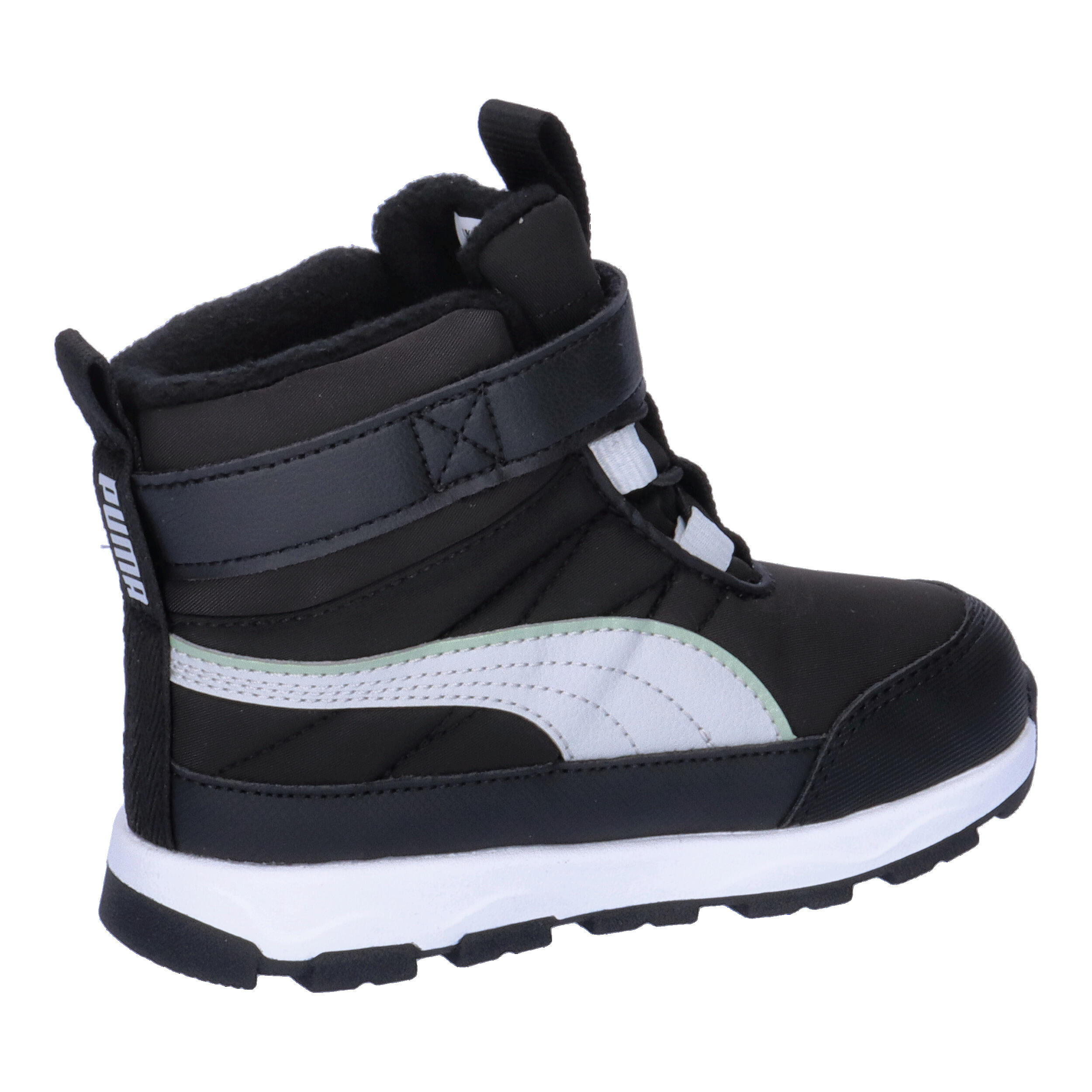 PUMA Evolve Stiefel Klein Kinder PUMA Black Ash Gray White 15/15